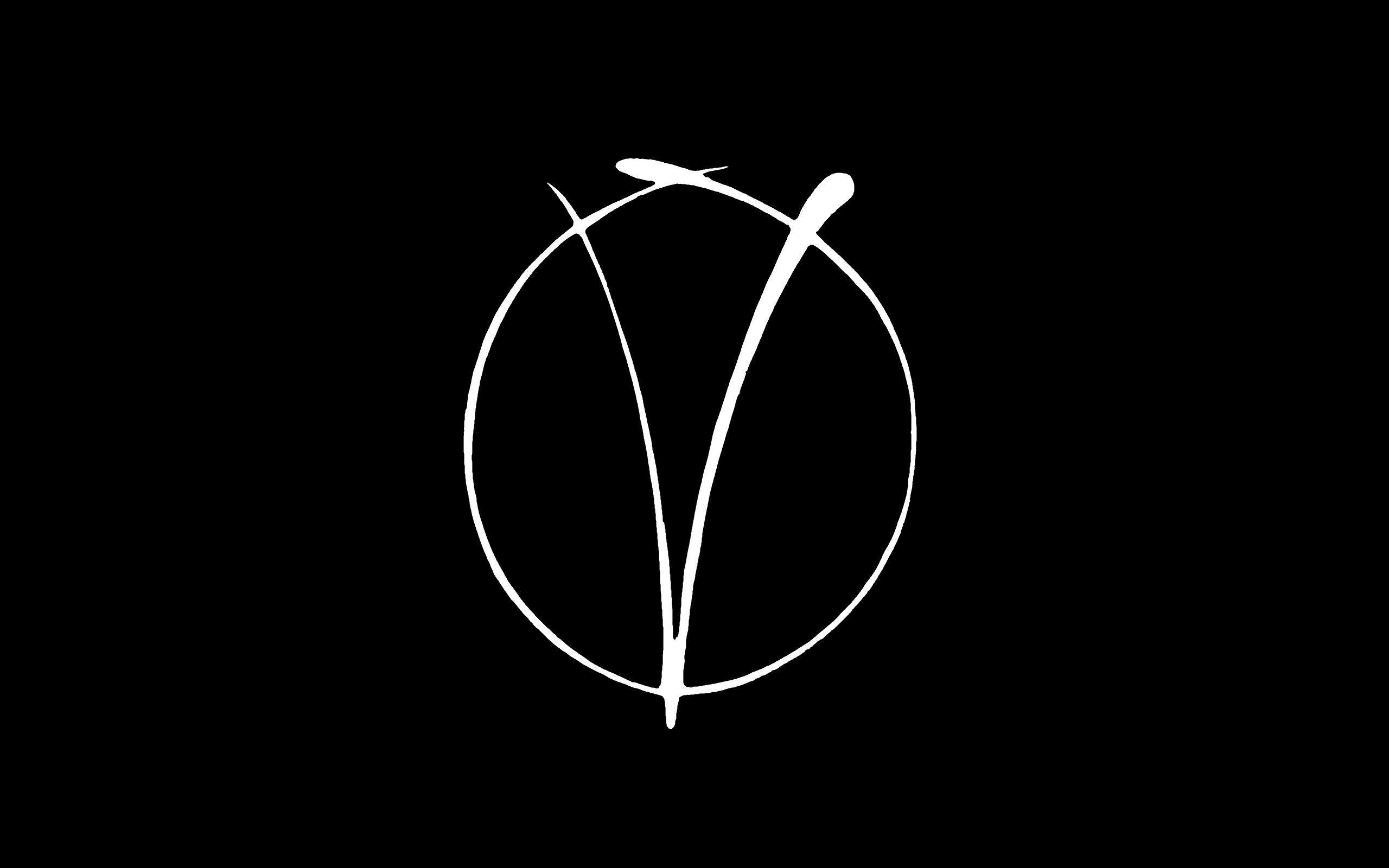 v for vendetta minimalism black white logo movies wallpaper