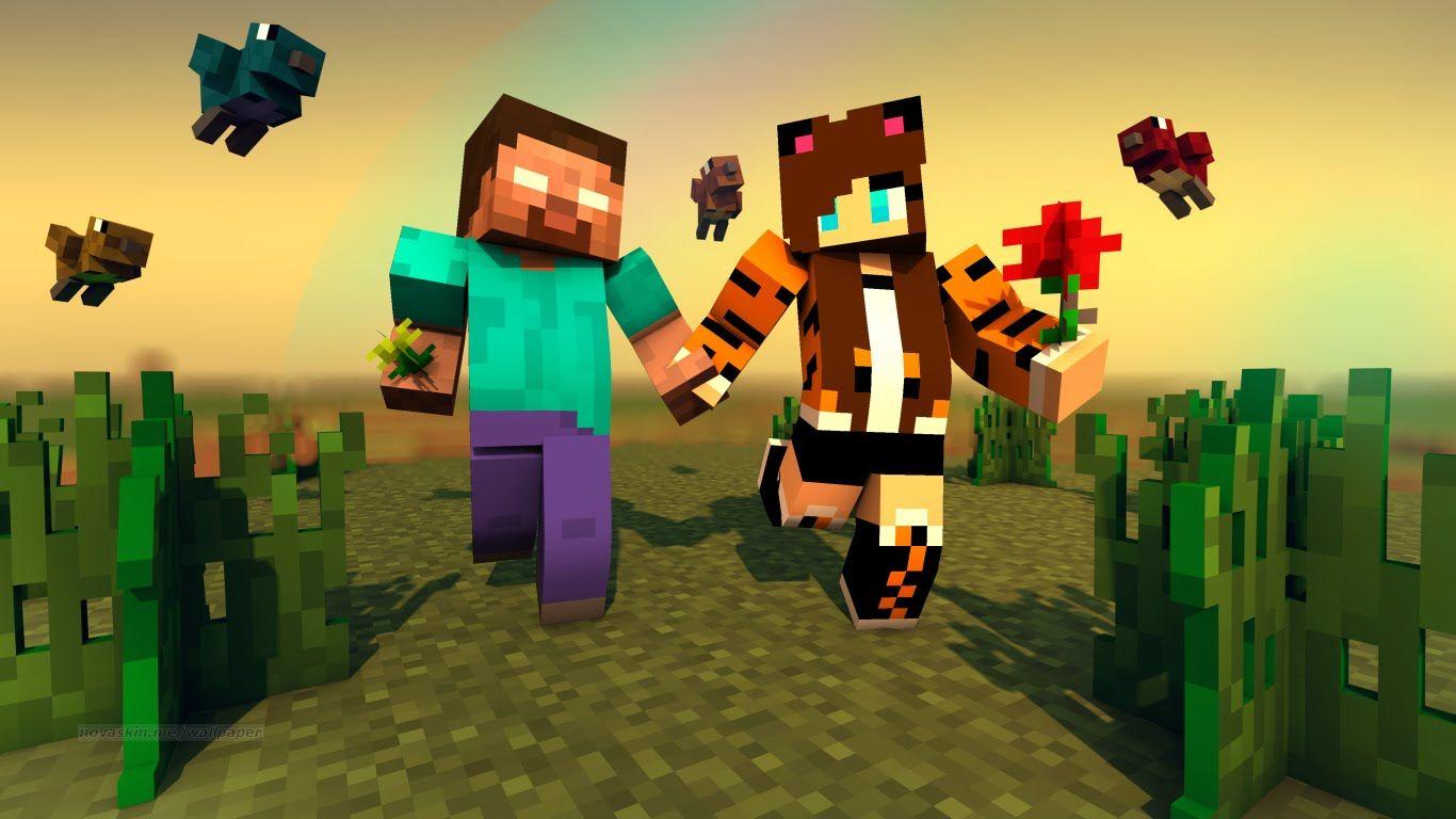 Nova Skin, minecraft love HD wallpaper