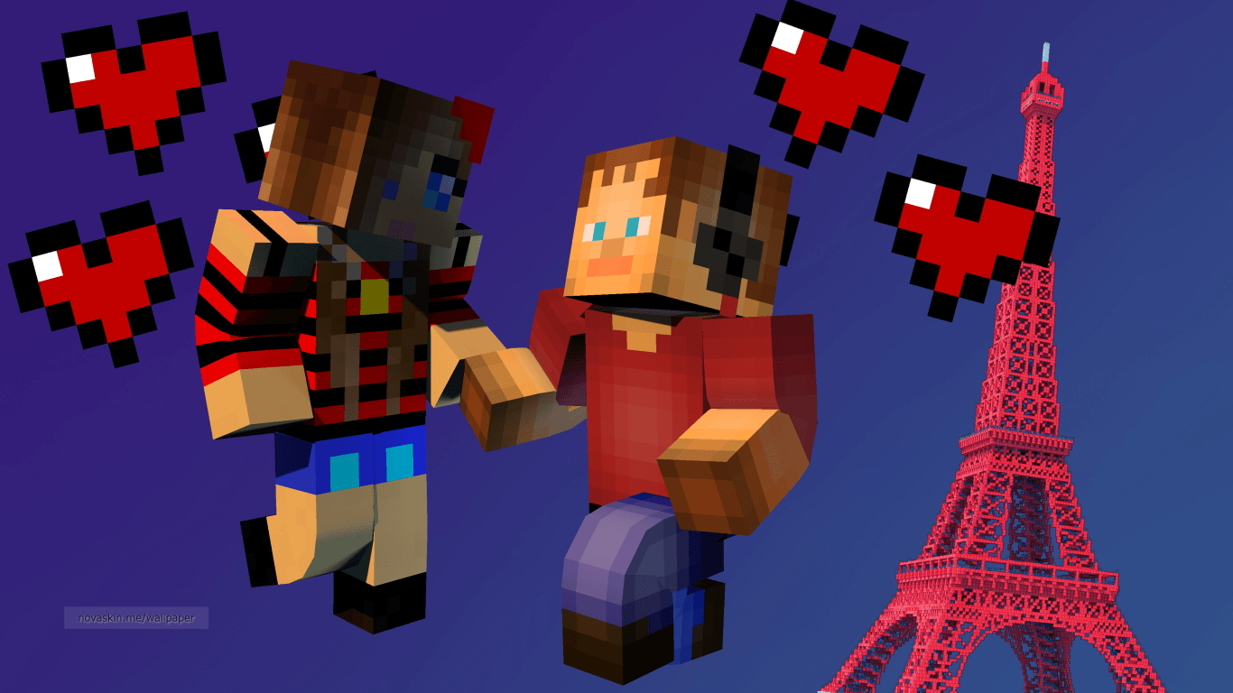 Nova Skin, minecraft love HD wallpaper