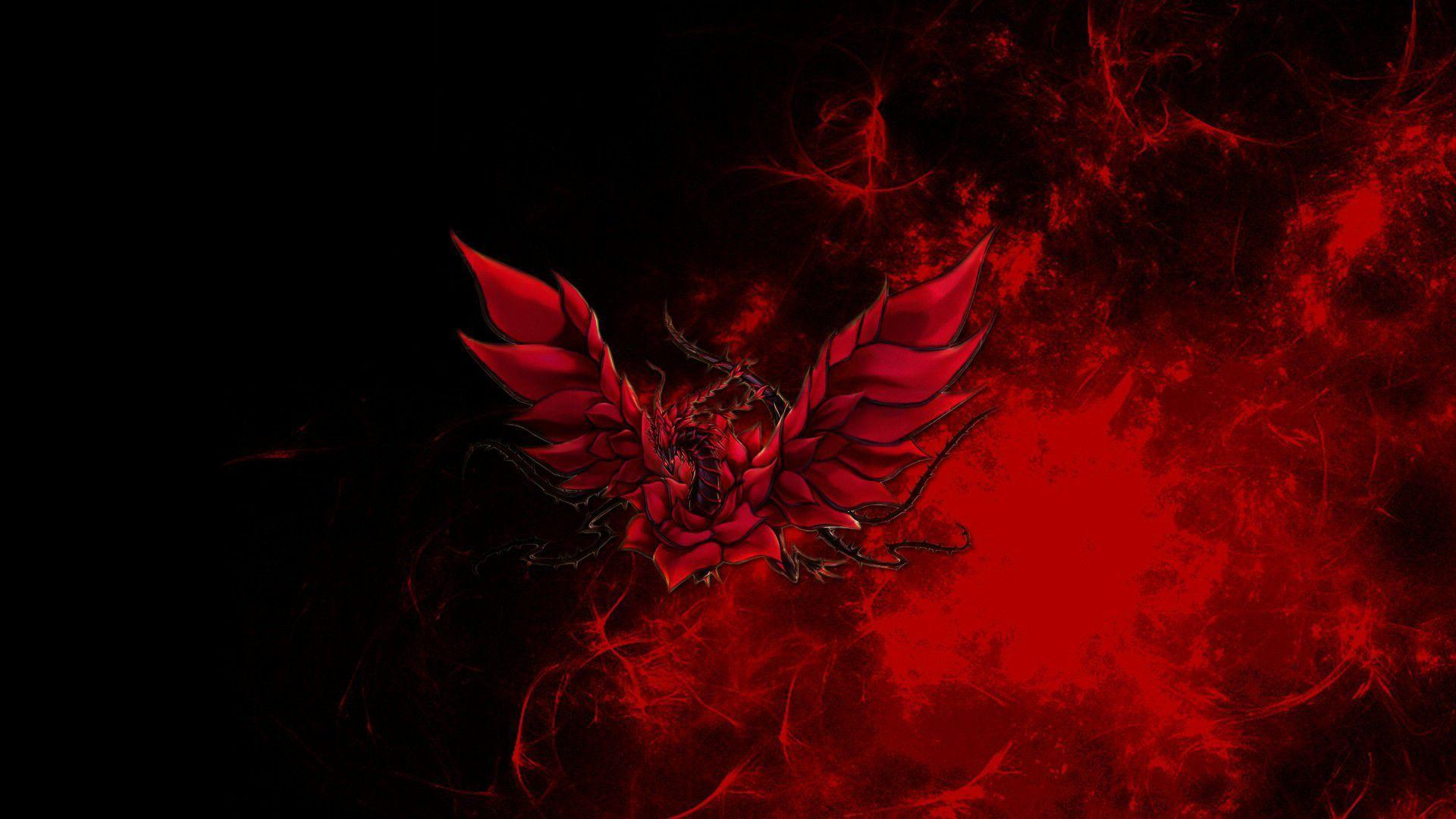 Black Red Dragon HD Image