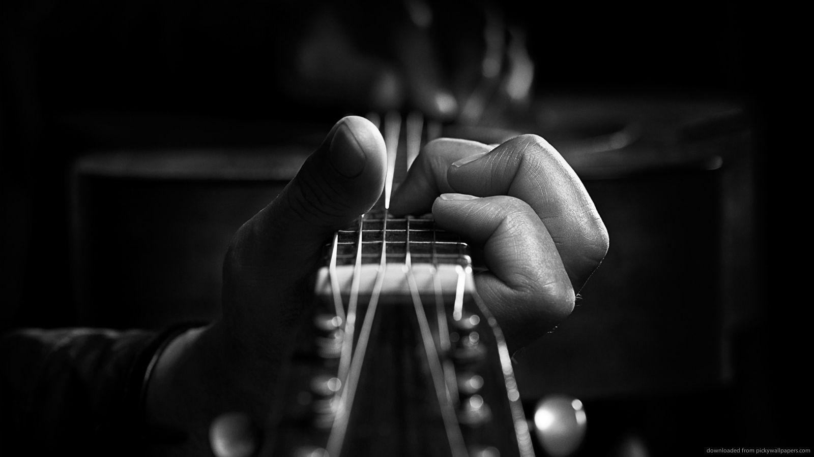 entries in Black And White Guitar Wallpaper group