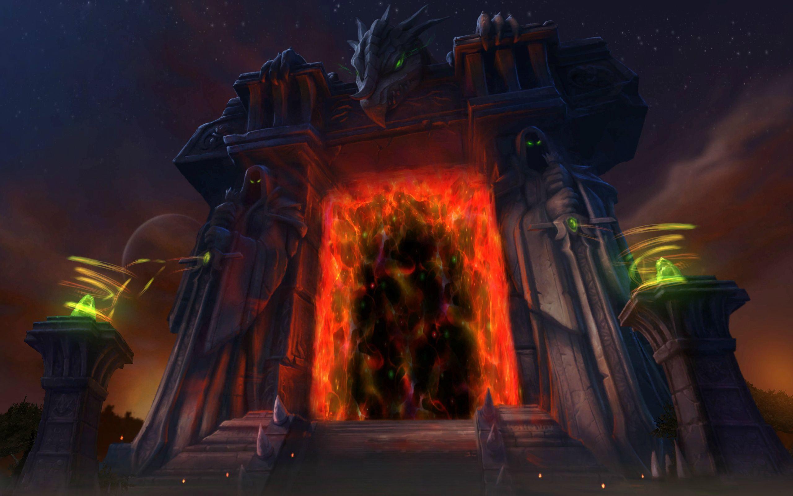 A clean Warlords of Draenor Login screen, great wallpaper