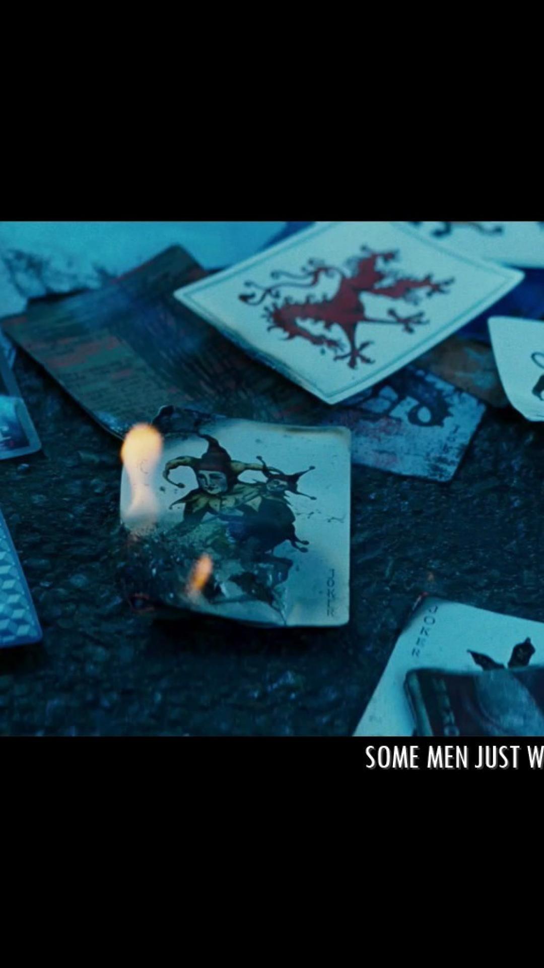 ScreenHeaven: Joker playing card The Joker flames playing cards
