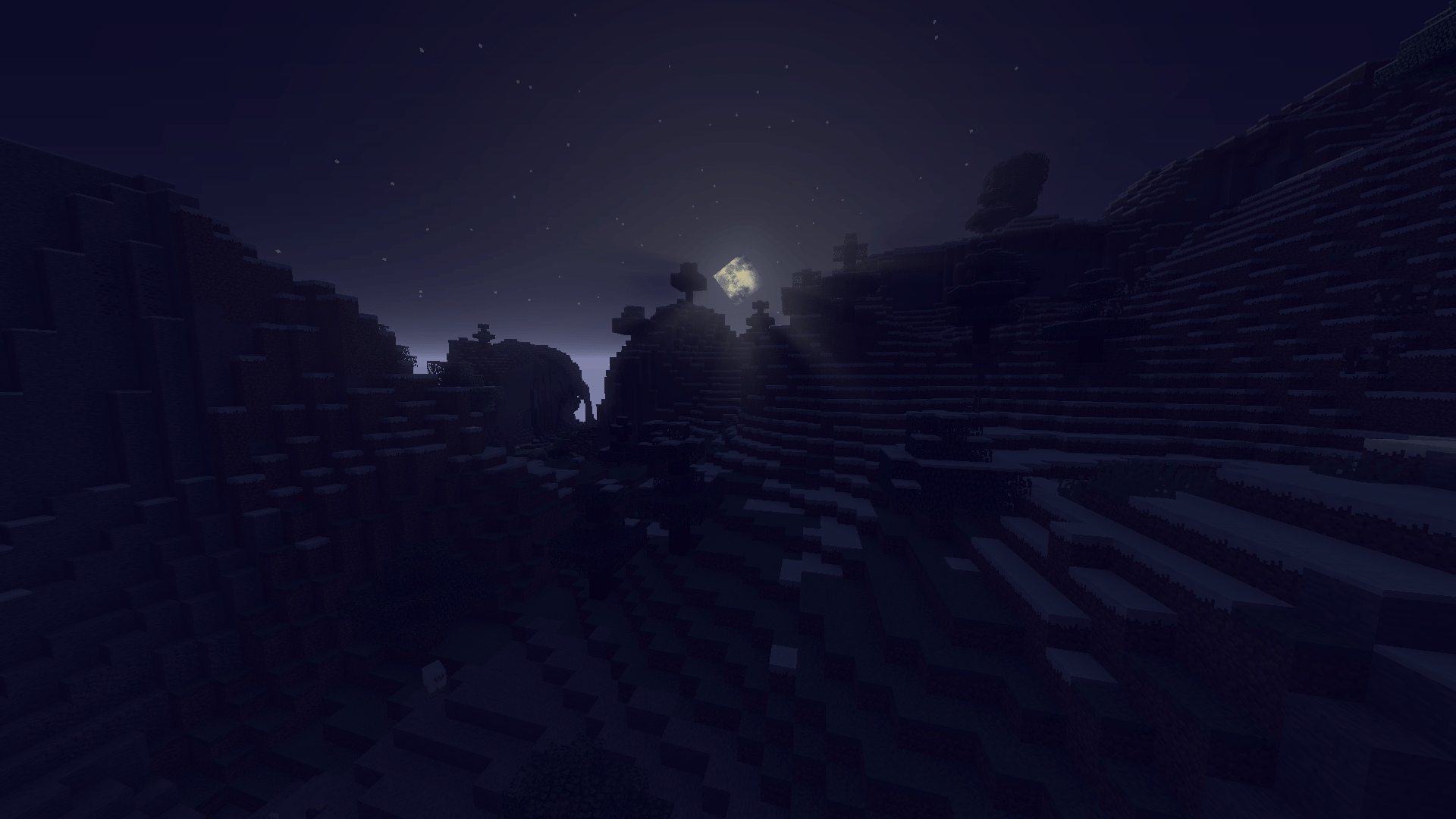 minecraft wallpaper dark