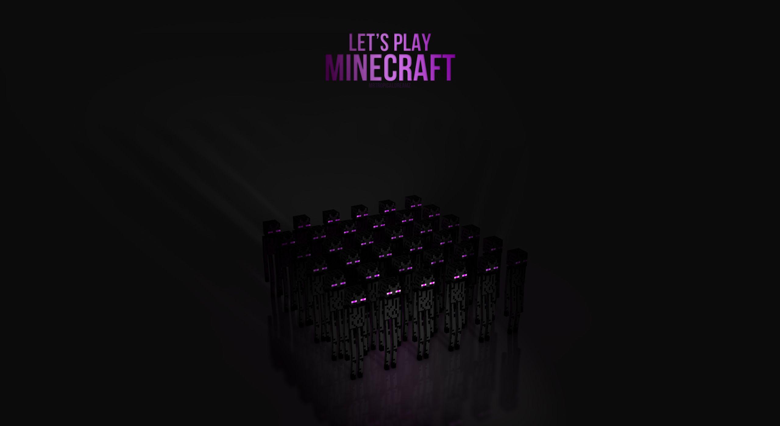 Minecraft. Simple 3D Wallpaper