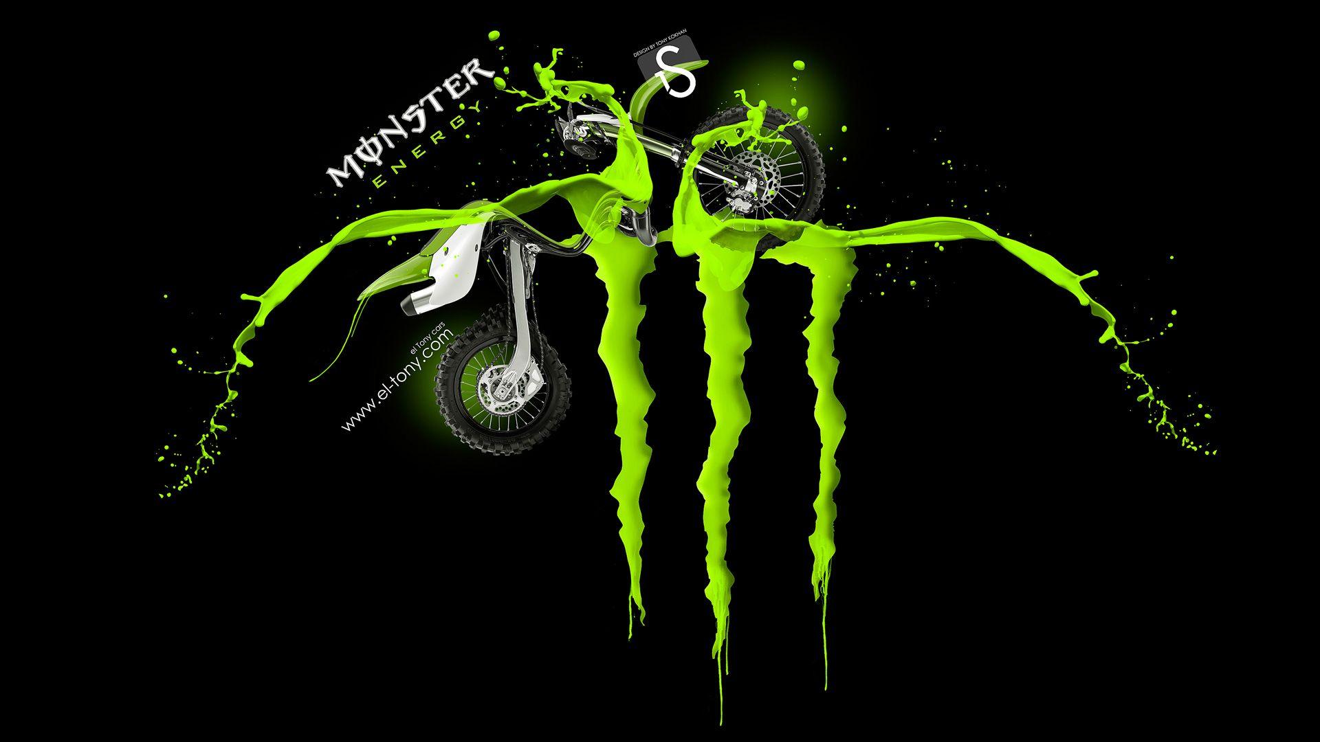 Monster Energy clipart rainbow and in color monster energy