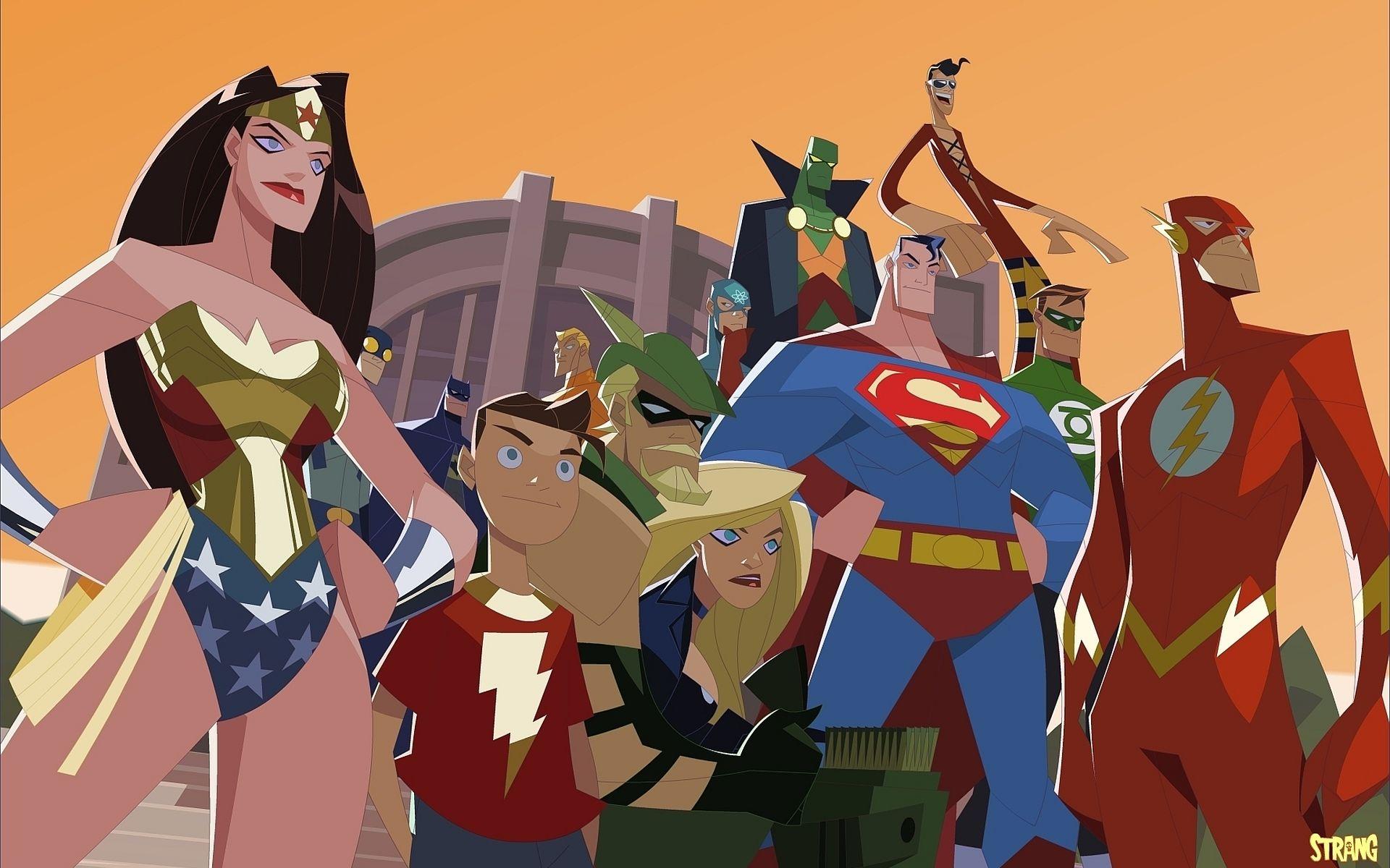 Justice League Of America Full HD Wallpaper