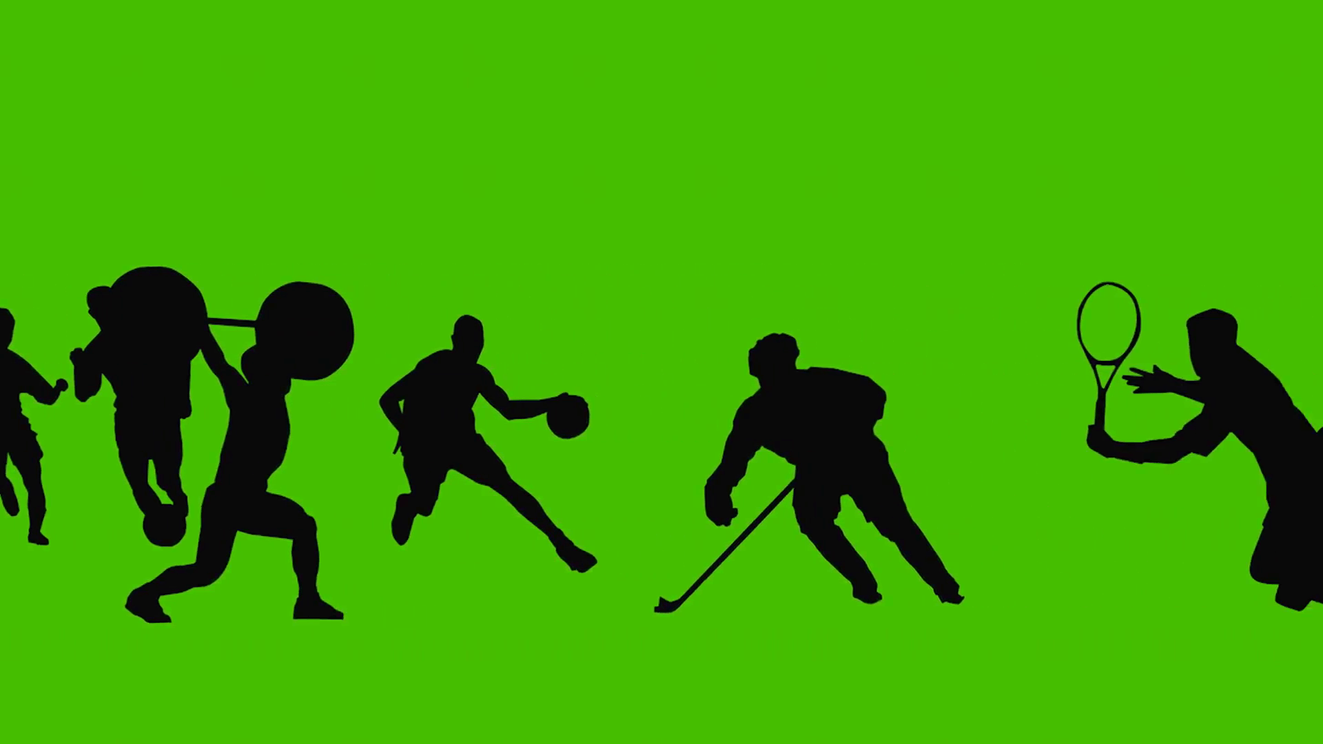 Silhouette sports, background, activity, olympic, flat, 3D space
