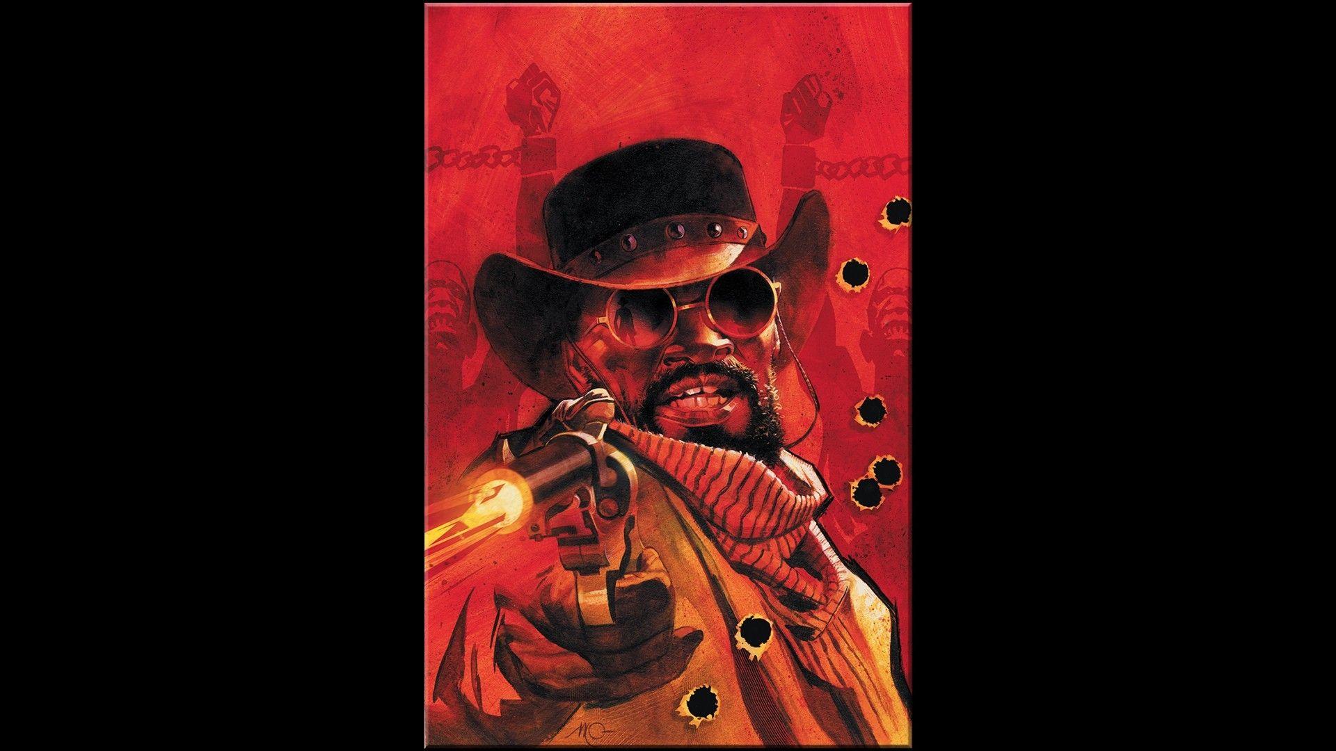 Tarantino jamie foxx spaghetti django unchained cowboy wallpaper