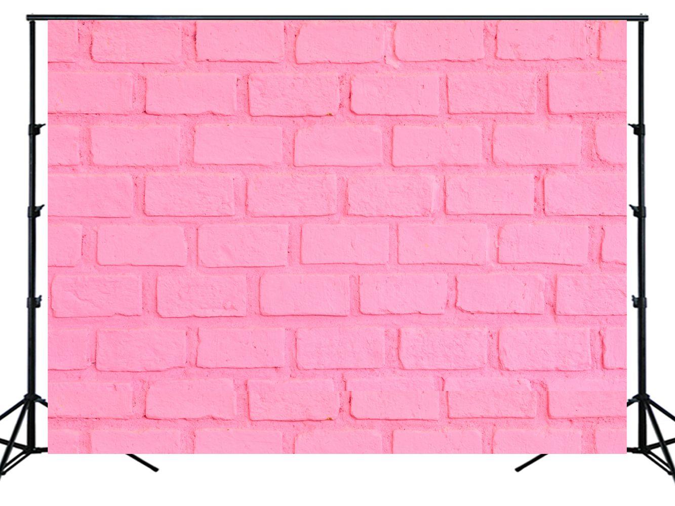 Photography Backdrops Pink Brick Wallpaper Photo Background Studio