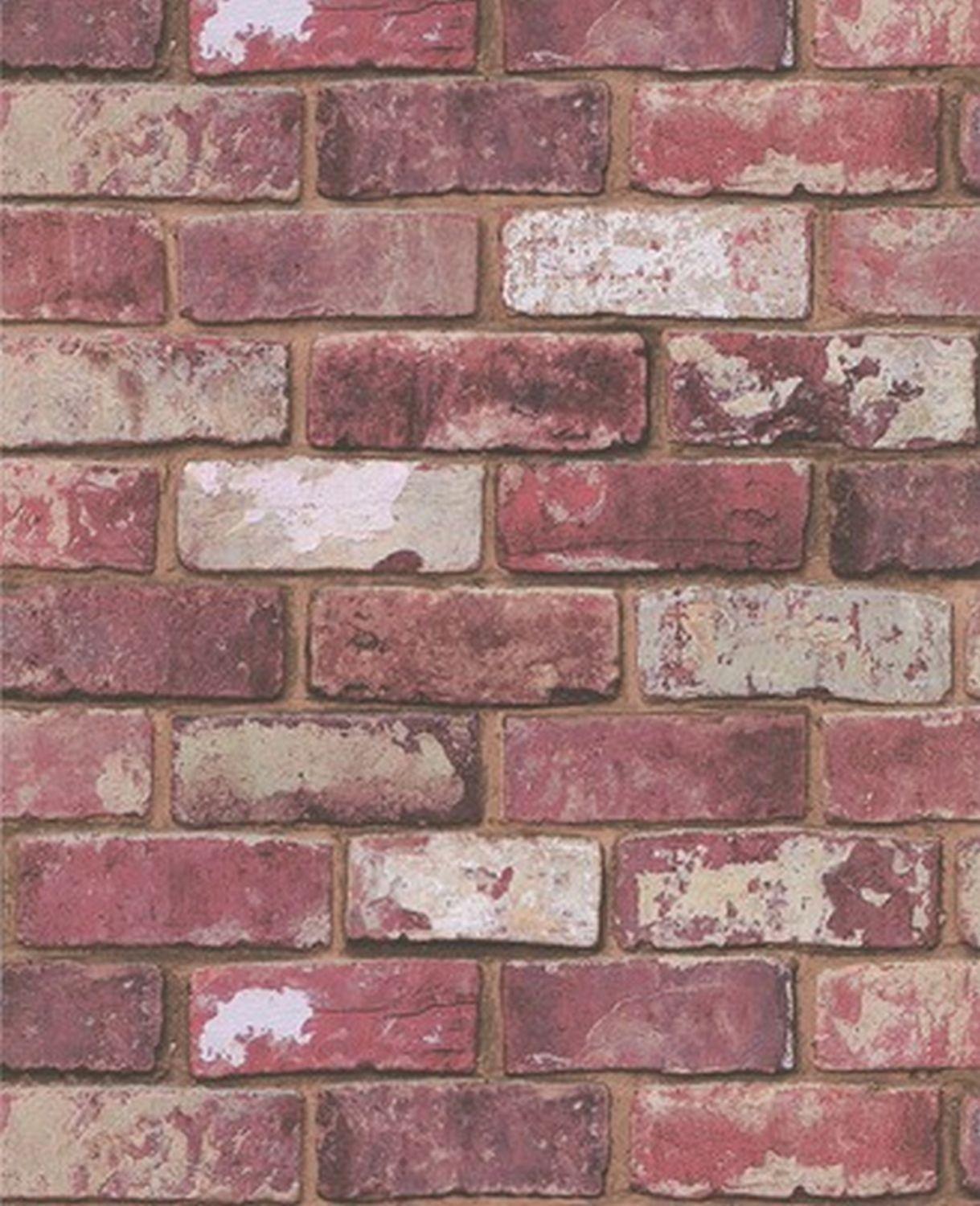 Brick Wallpaper: Amazon.co.uk: DIY & Tools