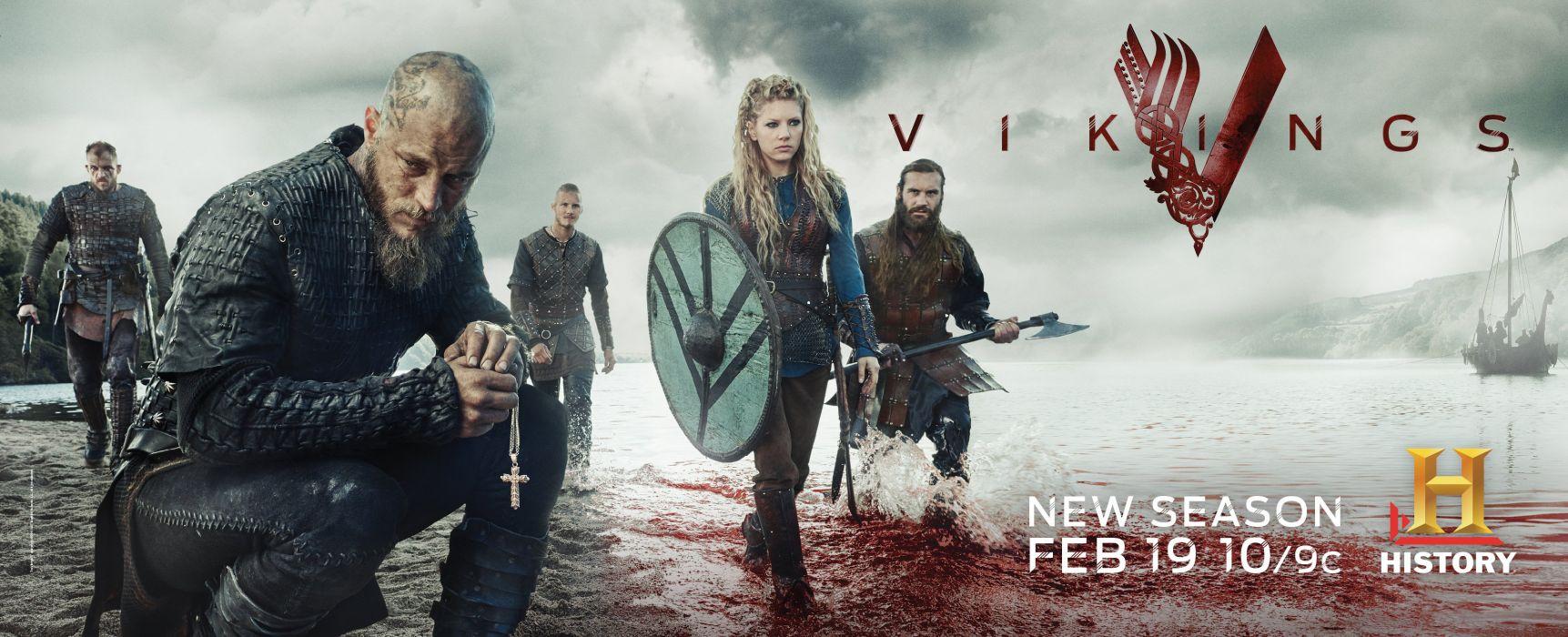 VIKINGS action drama history fantasy adventure series 1vikings