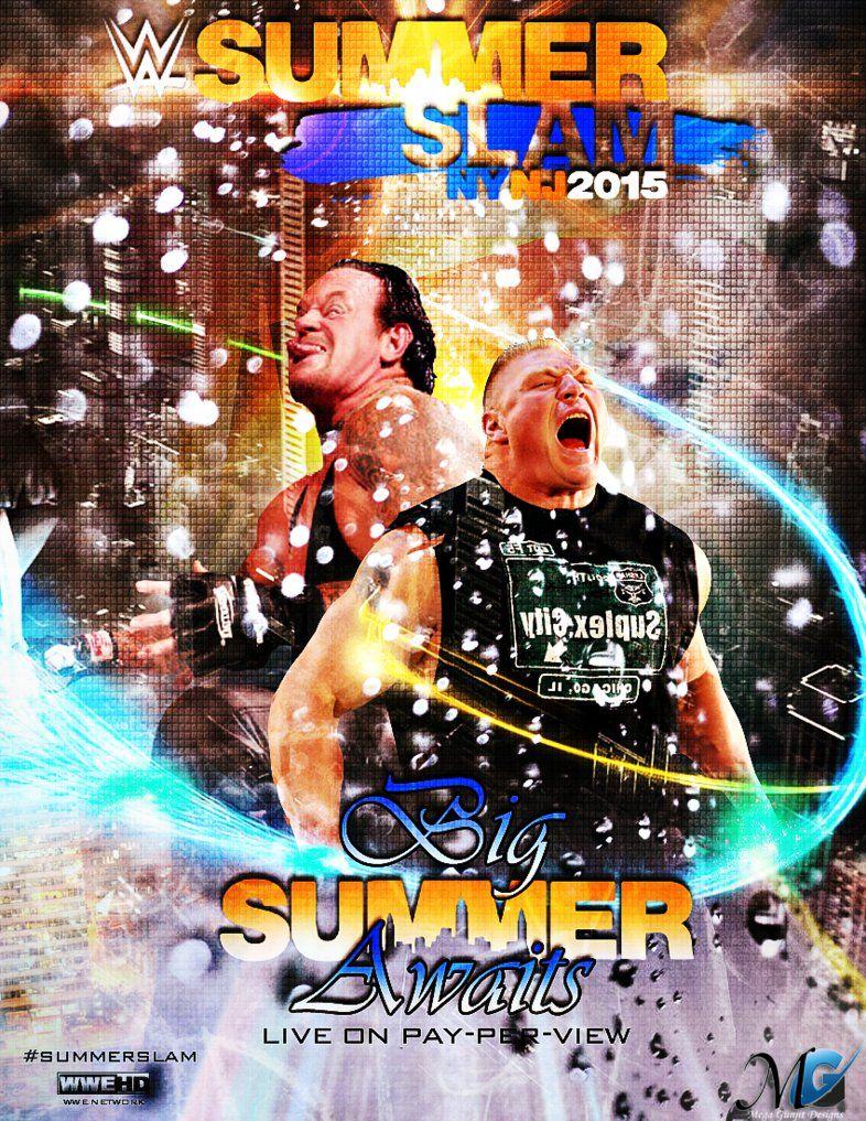 WWE Summerslam 2015 HD Poster