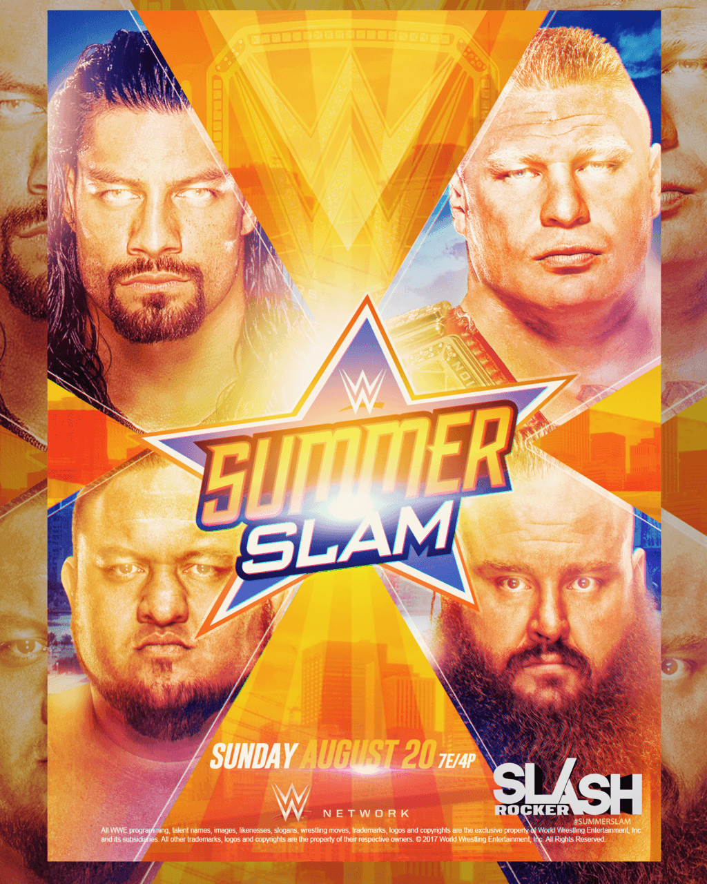 Wwe Summerslam Logo Wallpapers Wallpaper Cave