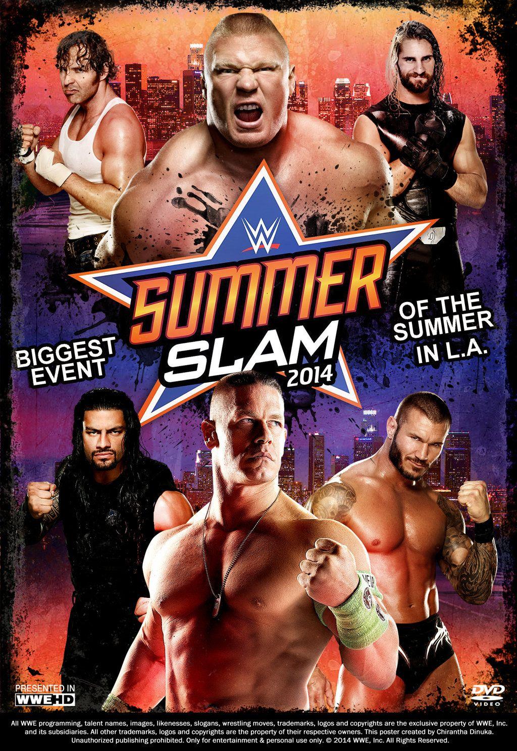 WWE SummerSlam 2014 Poster