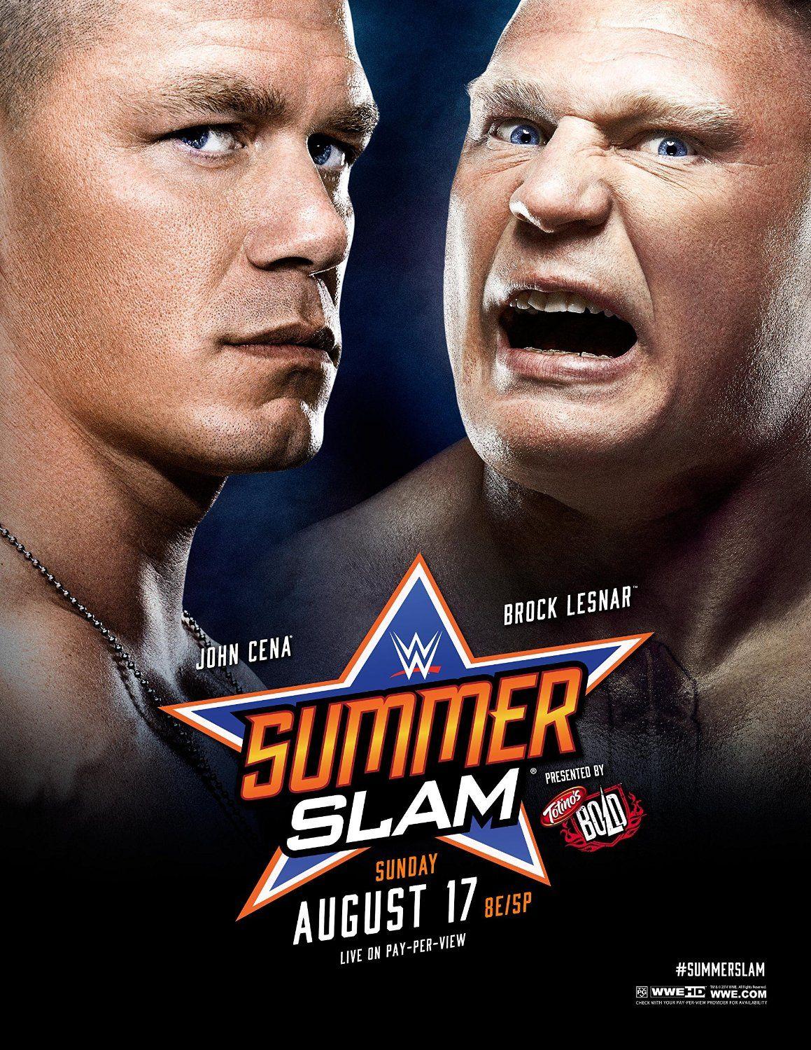 WWE Summerslam 2014 poster. WWE PPV Poster. Wwe ppv