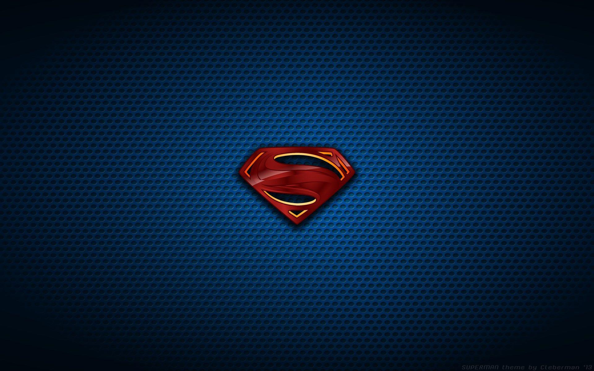 Download Animated City Skyline With Superman Logo Wallpaper | Wallpapers.com