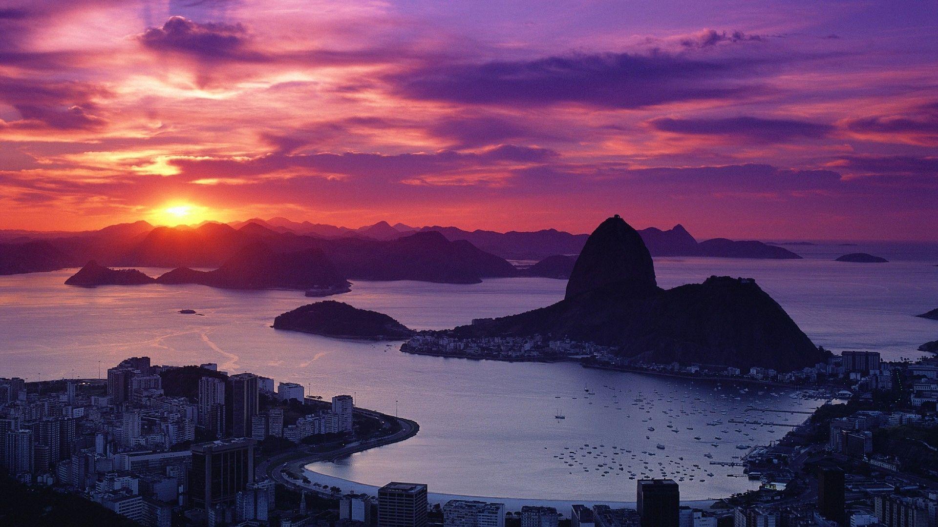 Free 1920x1080 Nature Brazil Rio De Janeiro Wallpaper Full HD 1080p