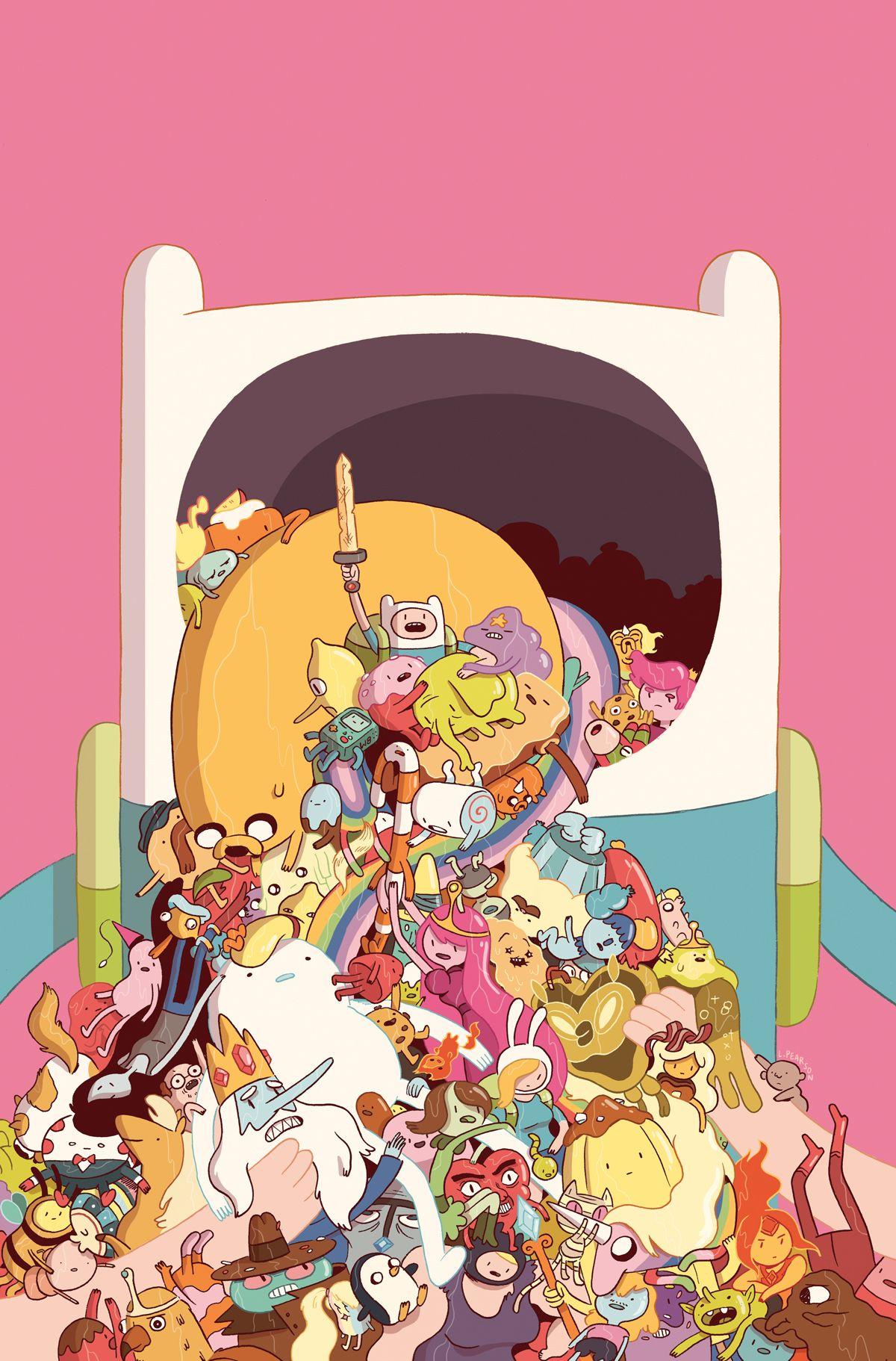 Luke Pearson: This Is A Cover For Adventure Time. Comic, Cartoon