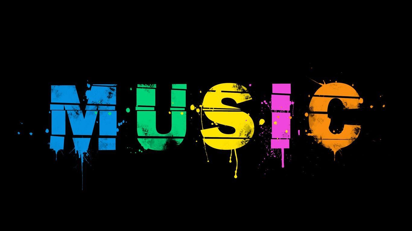 Music Splash Music Theme Desktop Wallpaper
