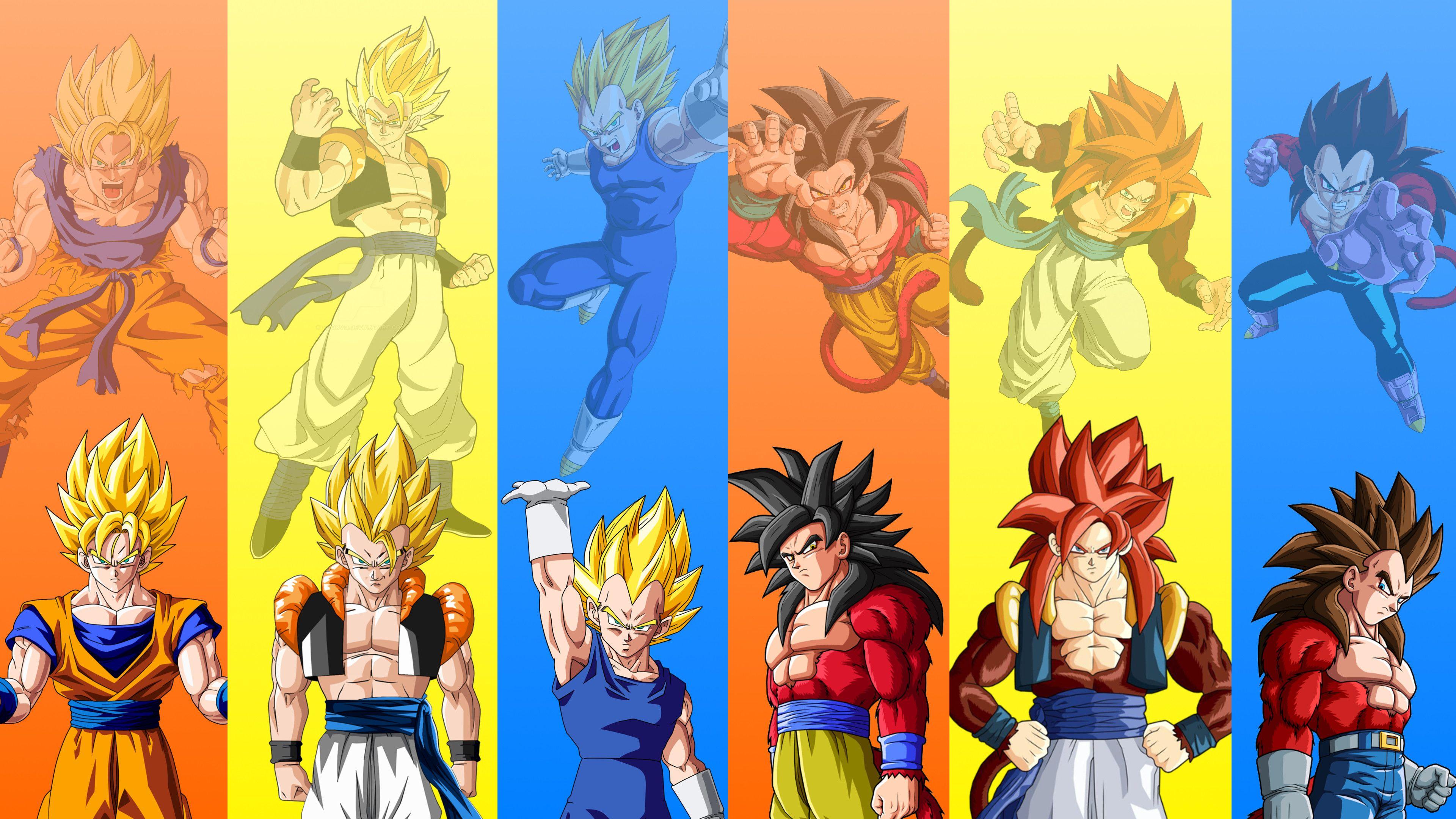 Finished a 4K image that features 45 DBZ Villians and Forms Raditz