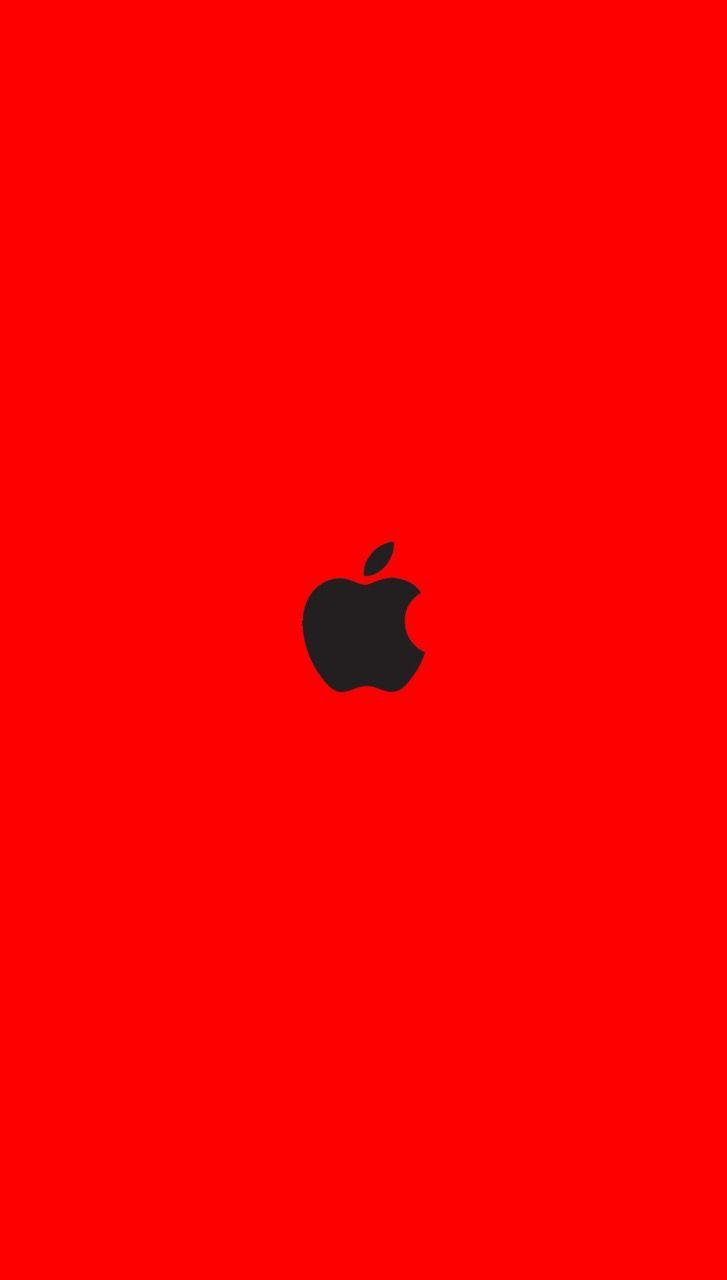 iPhone wallpaper deep red. Apple wallpaper, Apple logo wallpaper
