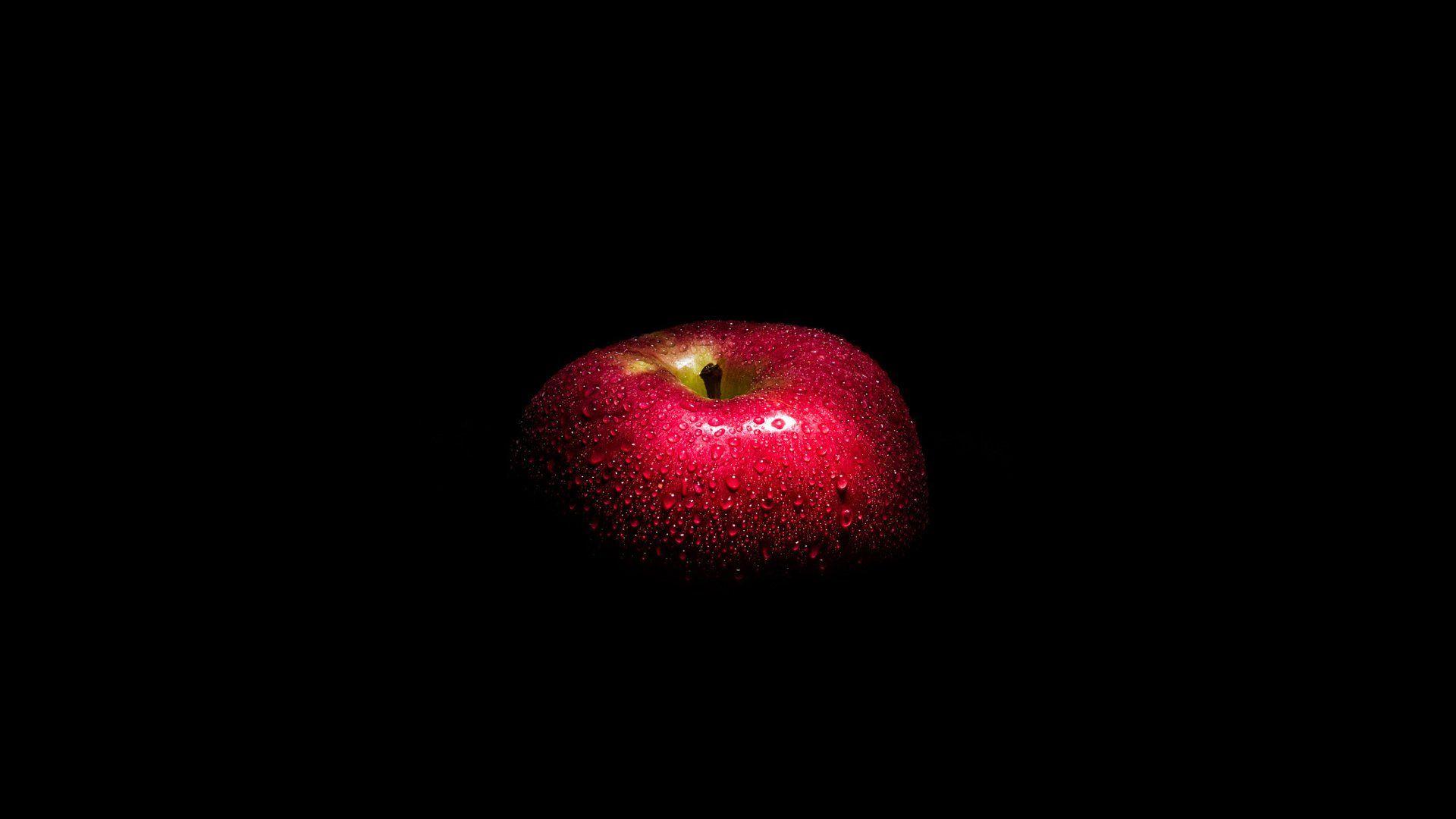 Dark side red apple wallpaperx1080