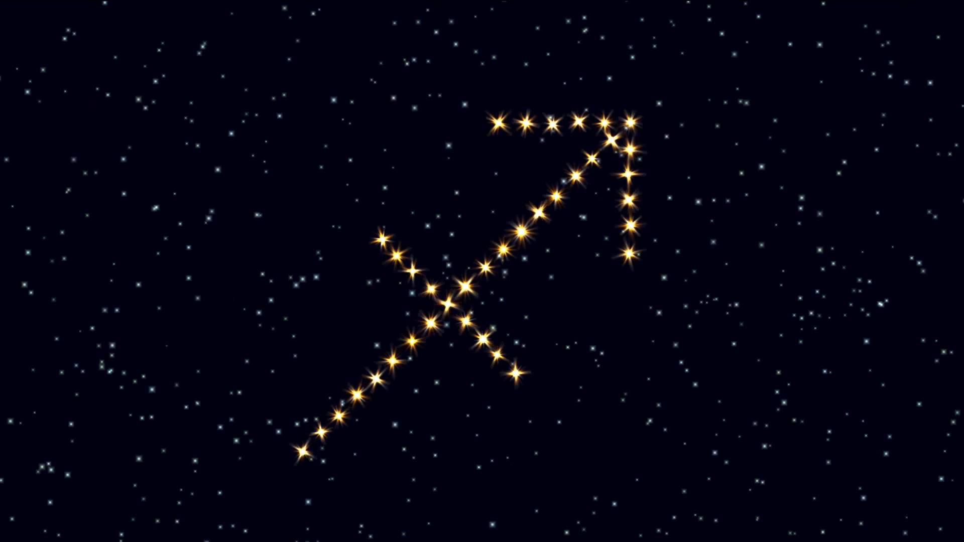 Zodiac signs Sagittarius Footage for the videos HD