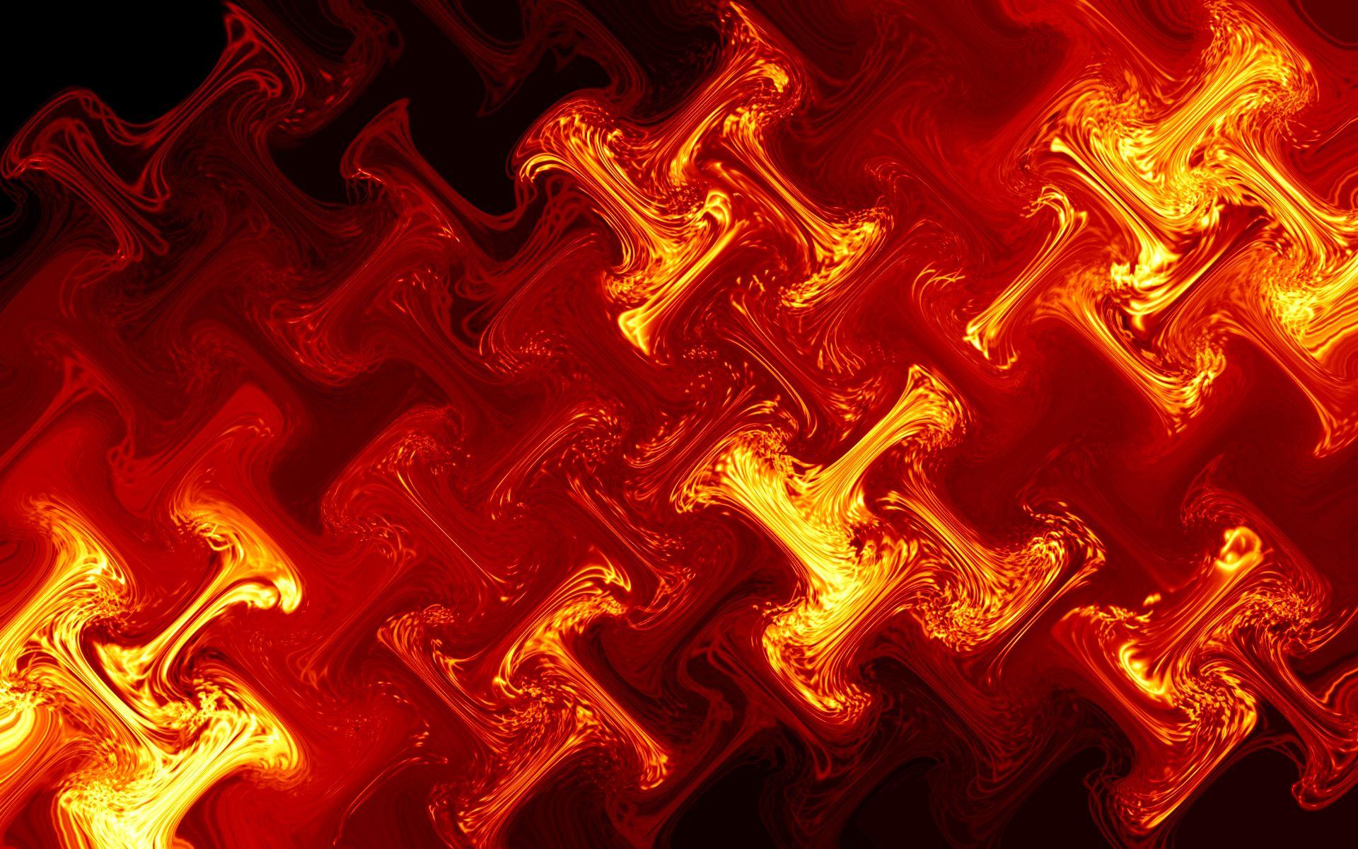 Abstract red fire glass wallpaperx1200
