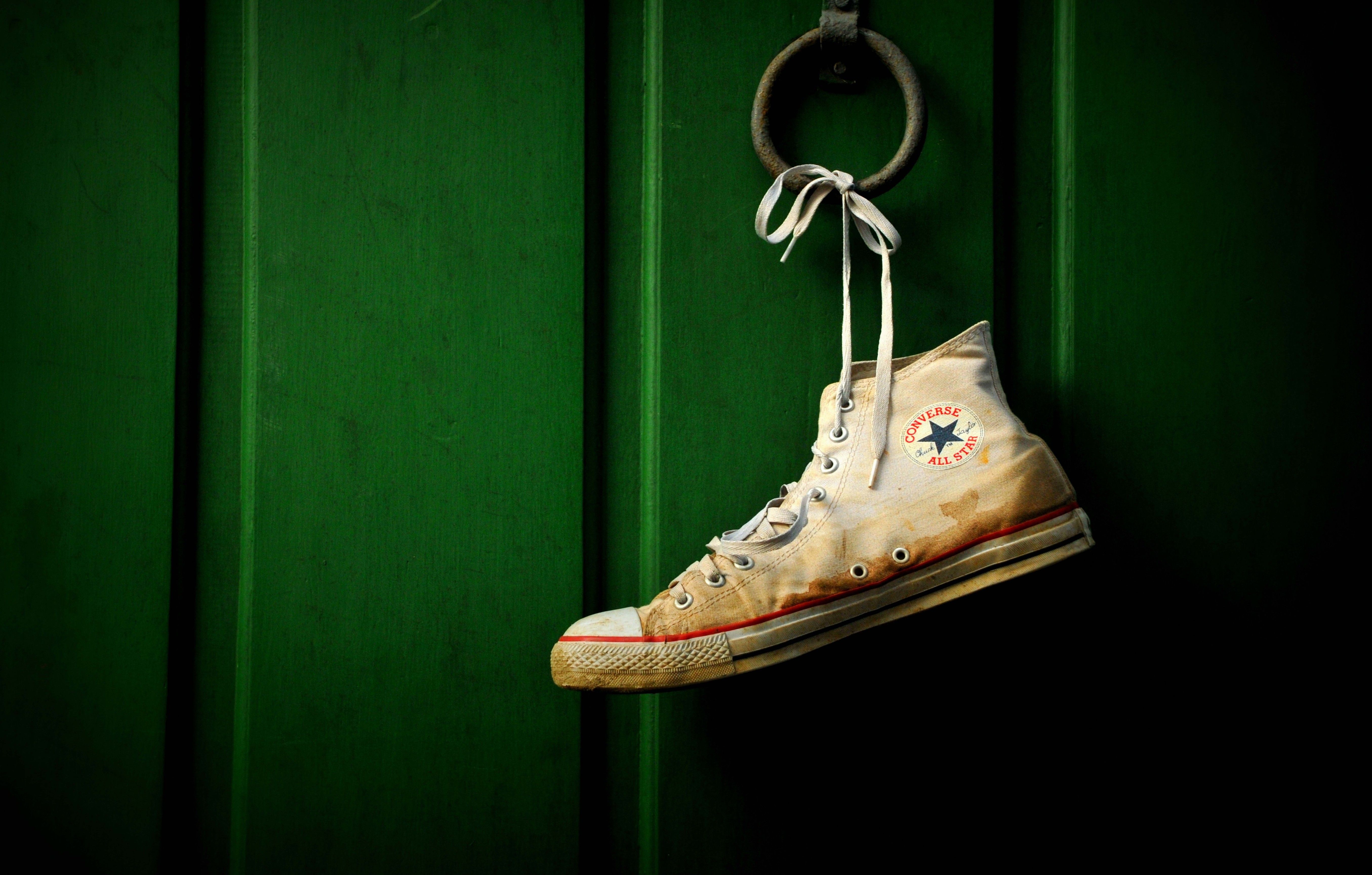 Converse all star green objects shoes wallpaper