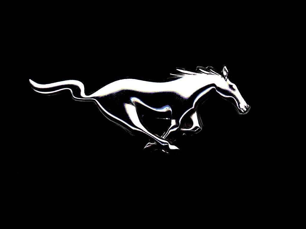 Mustang Logo Full Hd Wallpaper