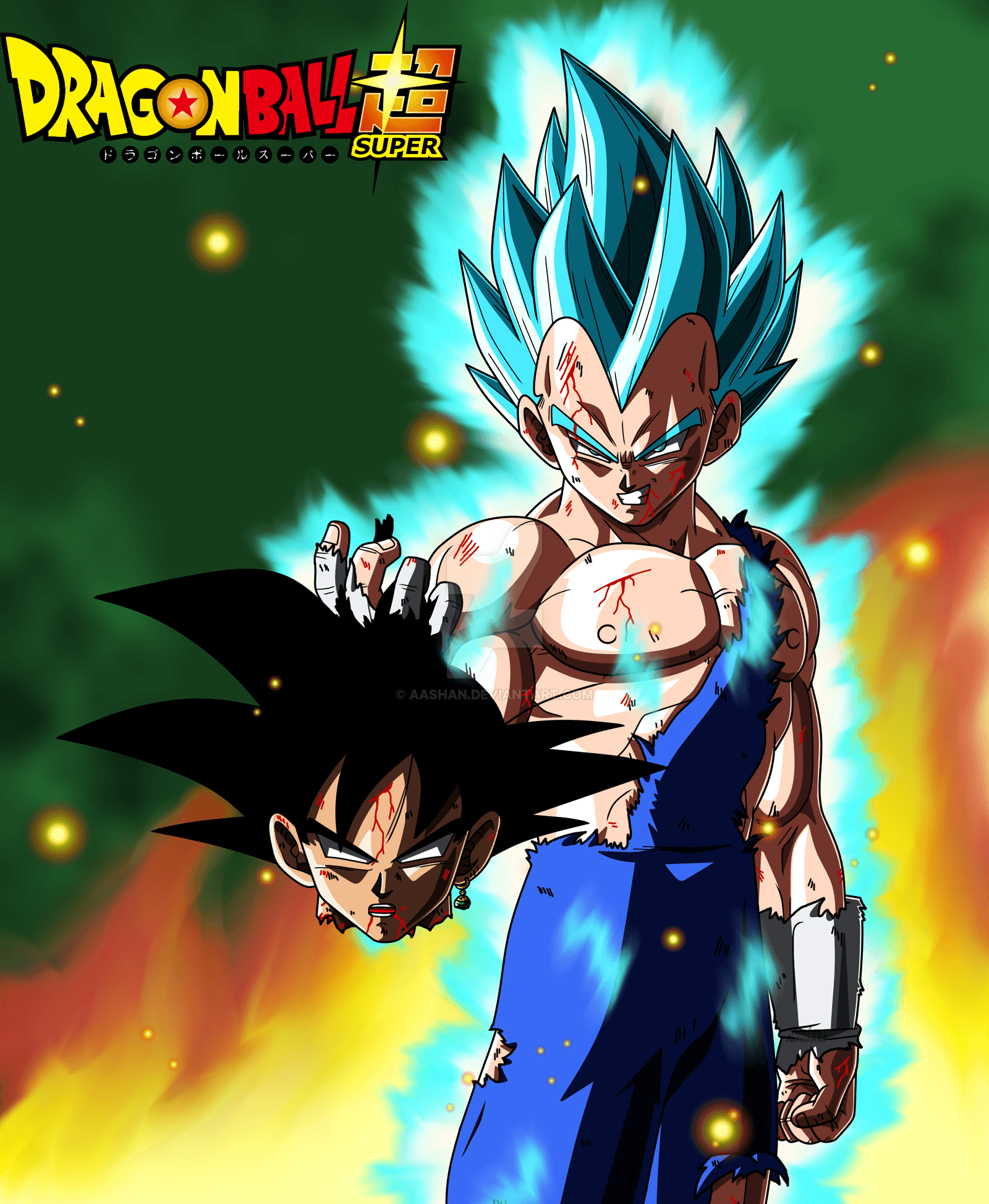 Goku Super Saiyan 3 Blue by ArjunDarkangel on DeviantArt