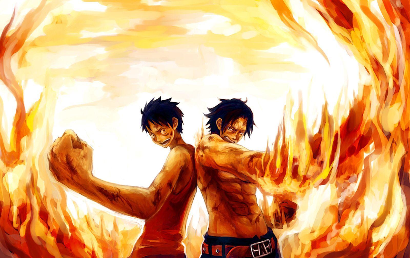 Download One Piece Luffy And Ace Wallpapers For Iphone Is Cool.