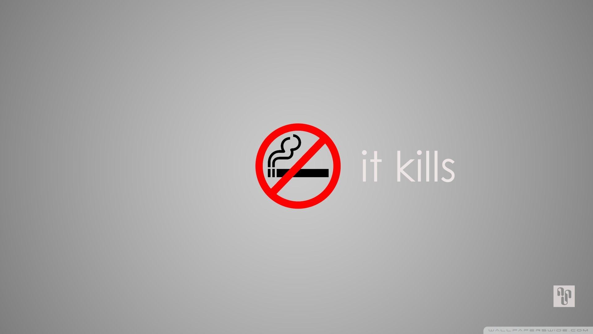 No Smoking, It Kills ❤ 4K HD Desktop Wallpaper for 4K Ultra HD TV