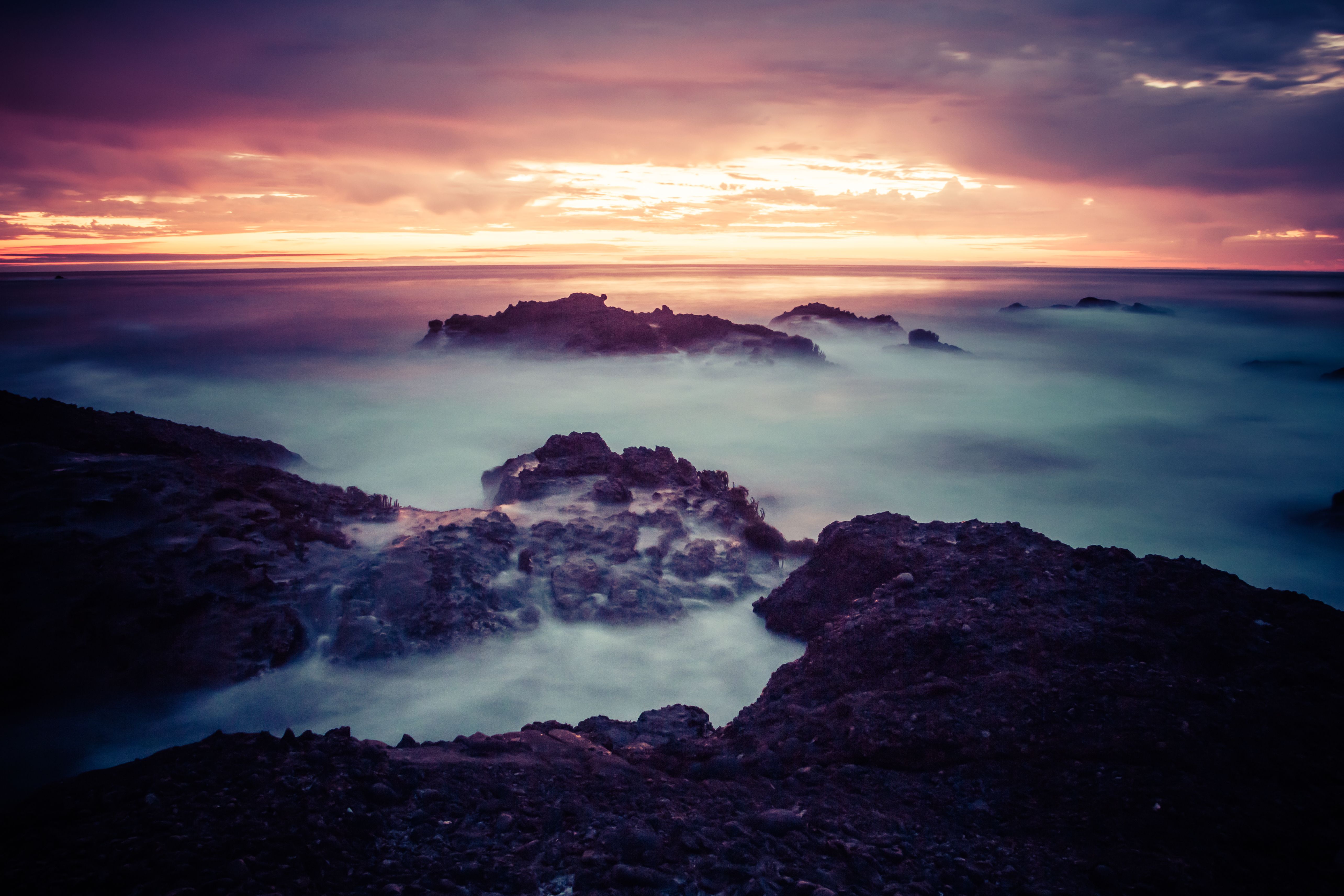 HD Wallpaper: Point Lobos ocean sunset (near Carmel, CA)