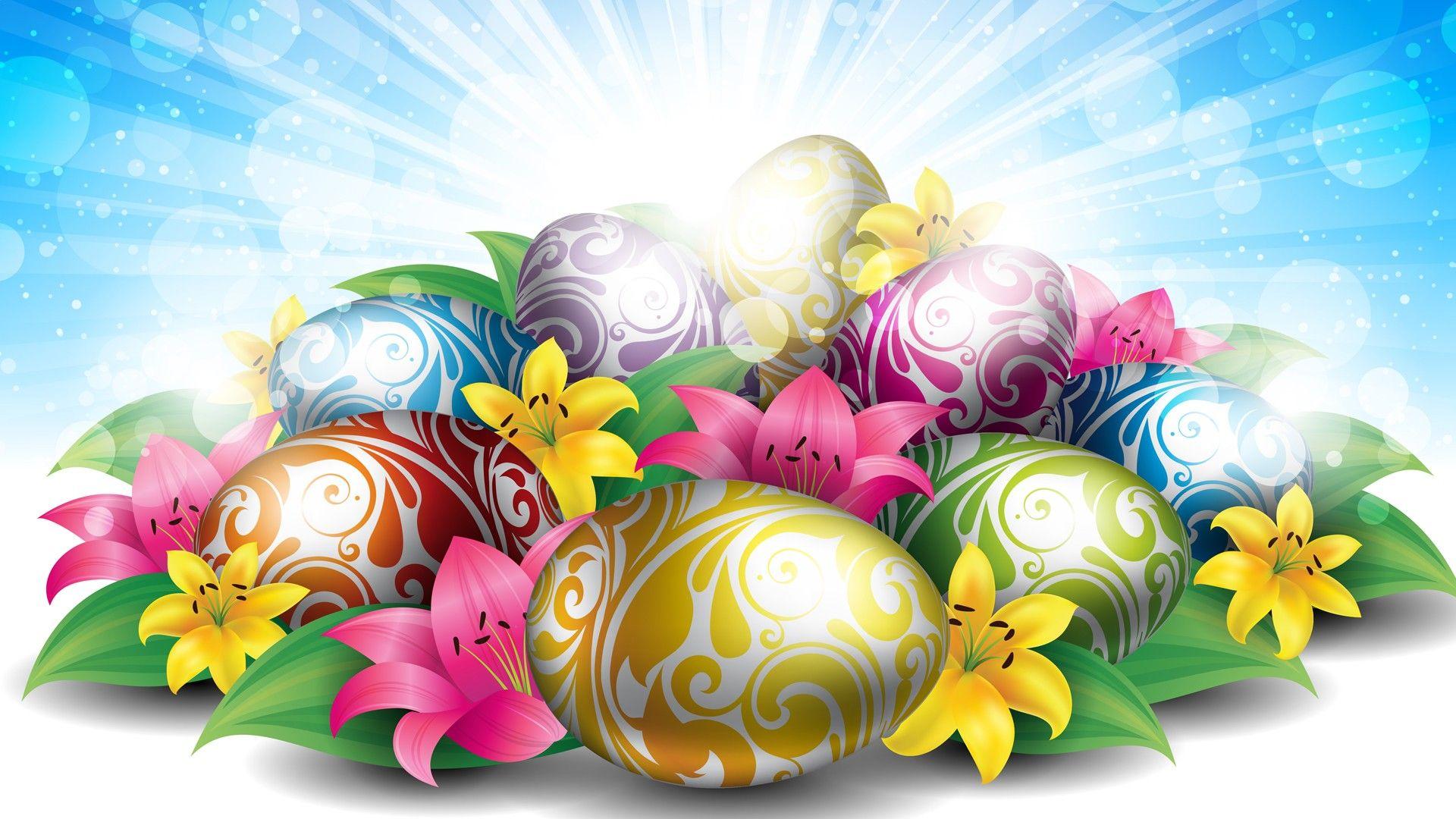 Abstract Easter Wallpaper image picture. Free Download