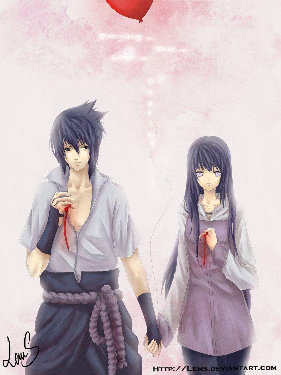 Sasuke and Hinata image Red Thread HD wallpaper and background