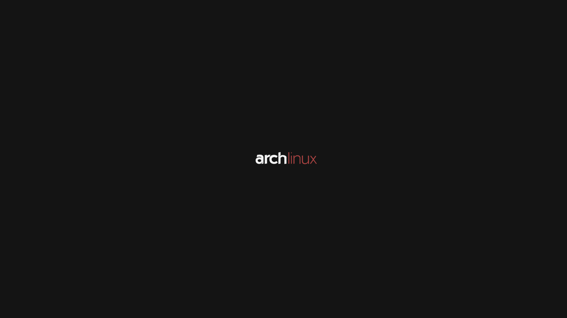 Arch Linux Minimal Wallpaper