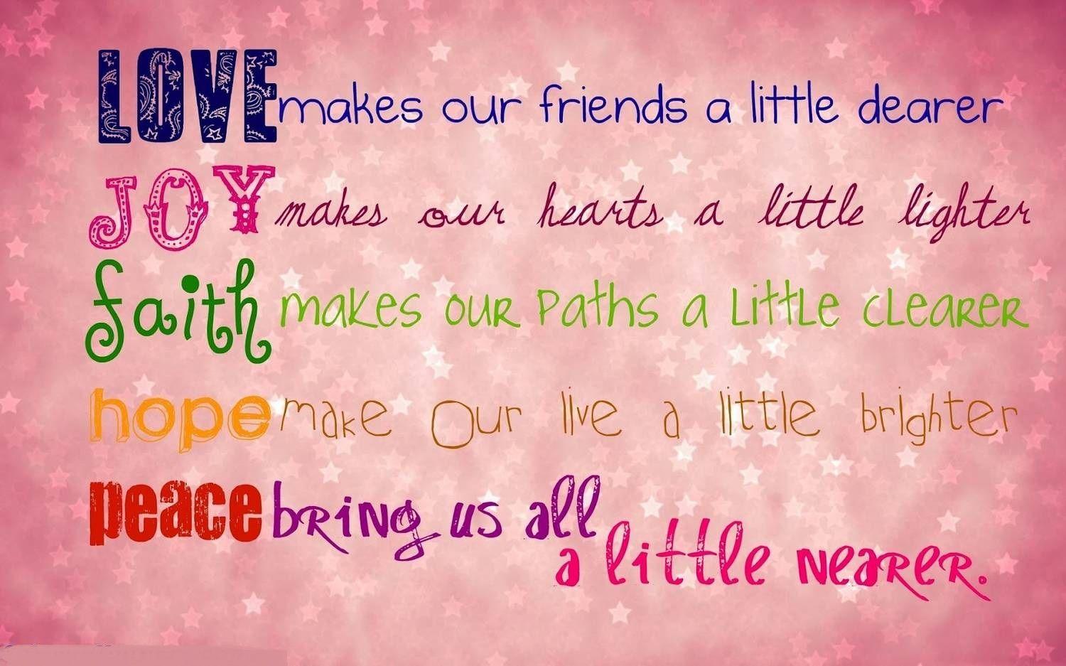 Nice and Cute Quotes Wallpaper