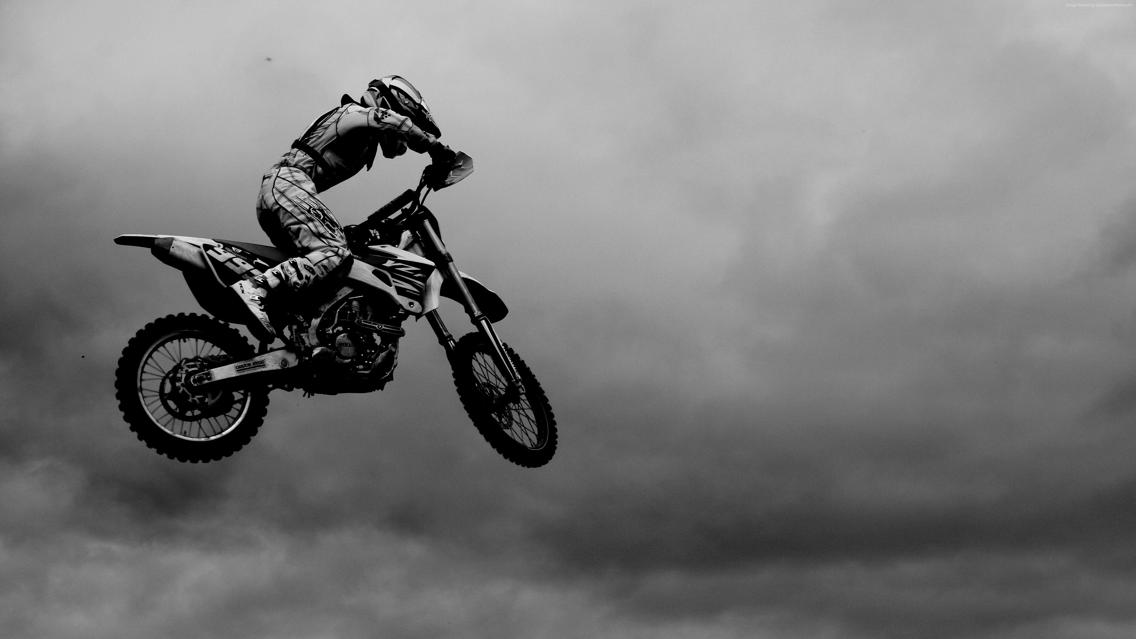 Wallpaper motocross, fmx, rider, freestyle, maneuver, Flying Rider
