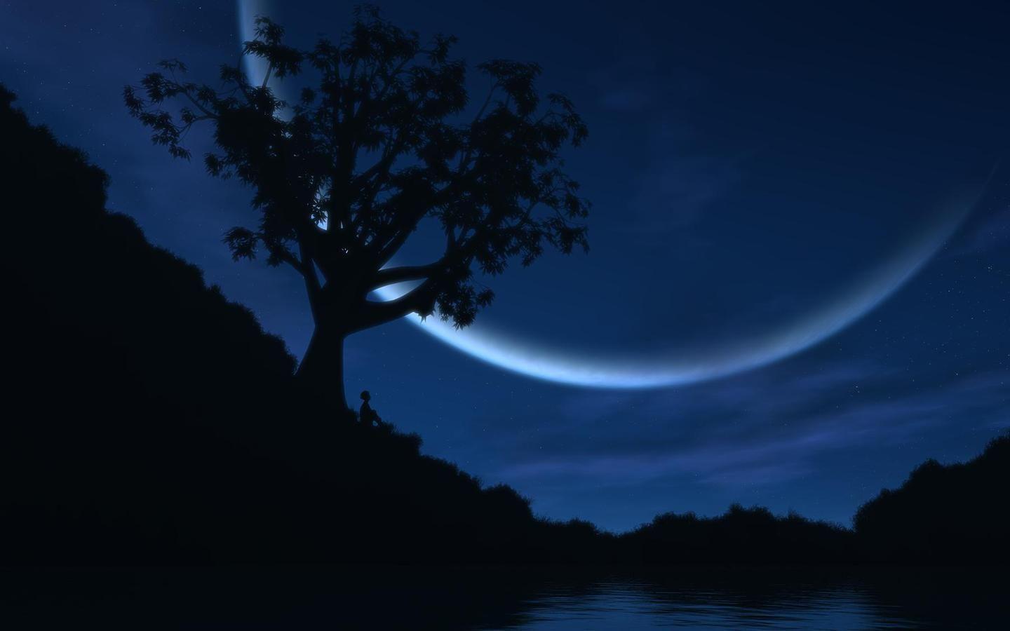 Night Sky Desktop Wallpaper