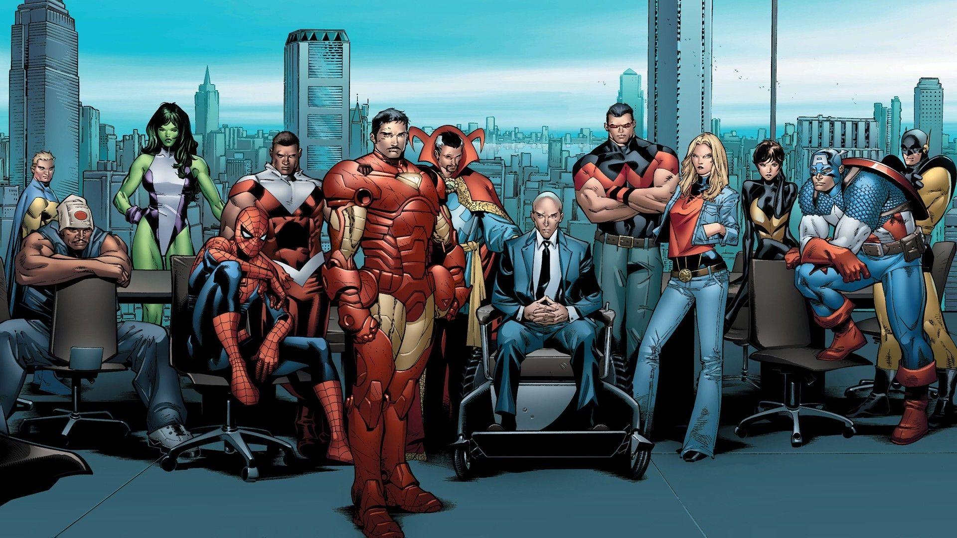 Marvel comics characters Wallpaper