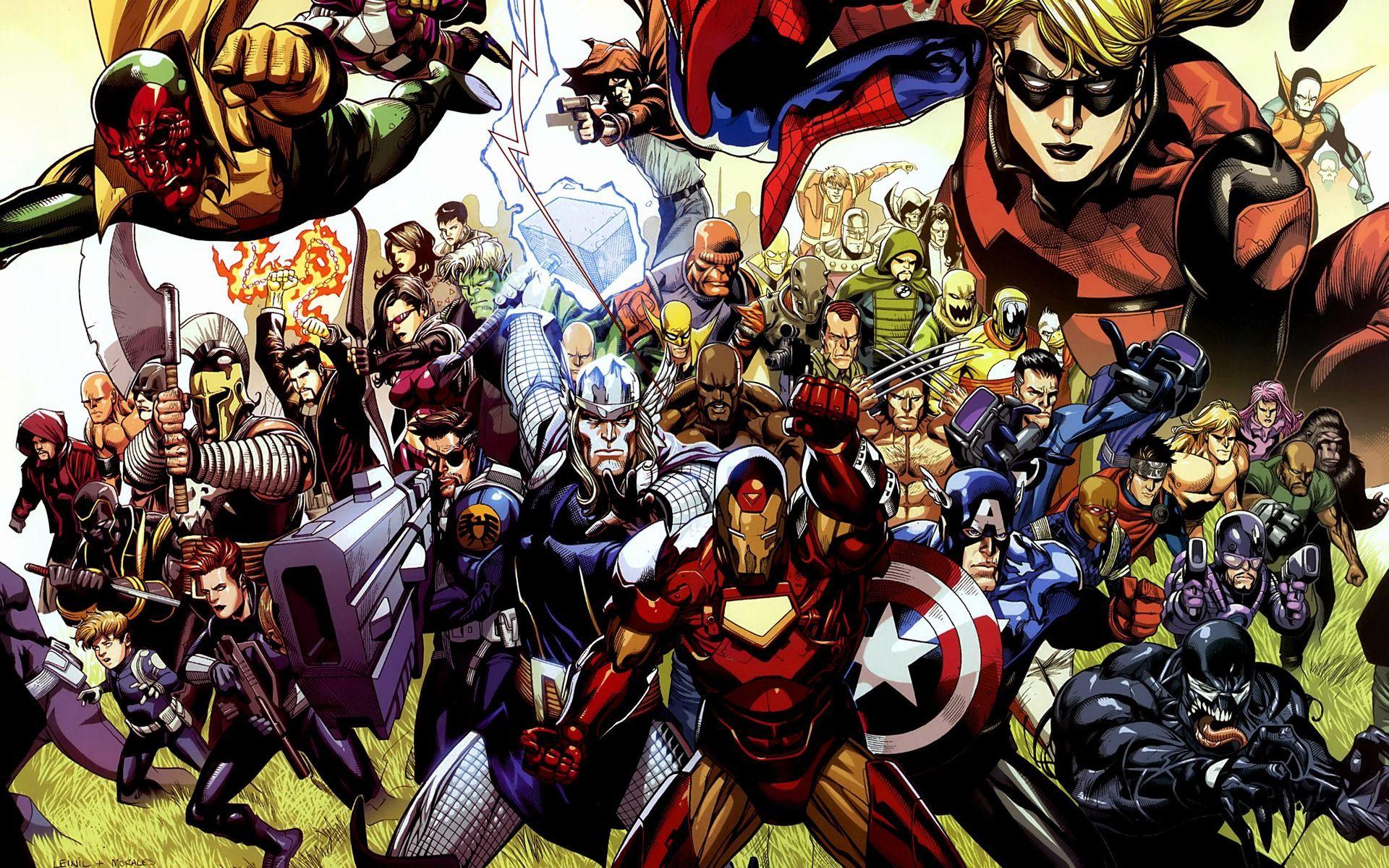Free marvel comics avengers wallpaper