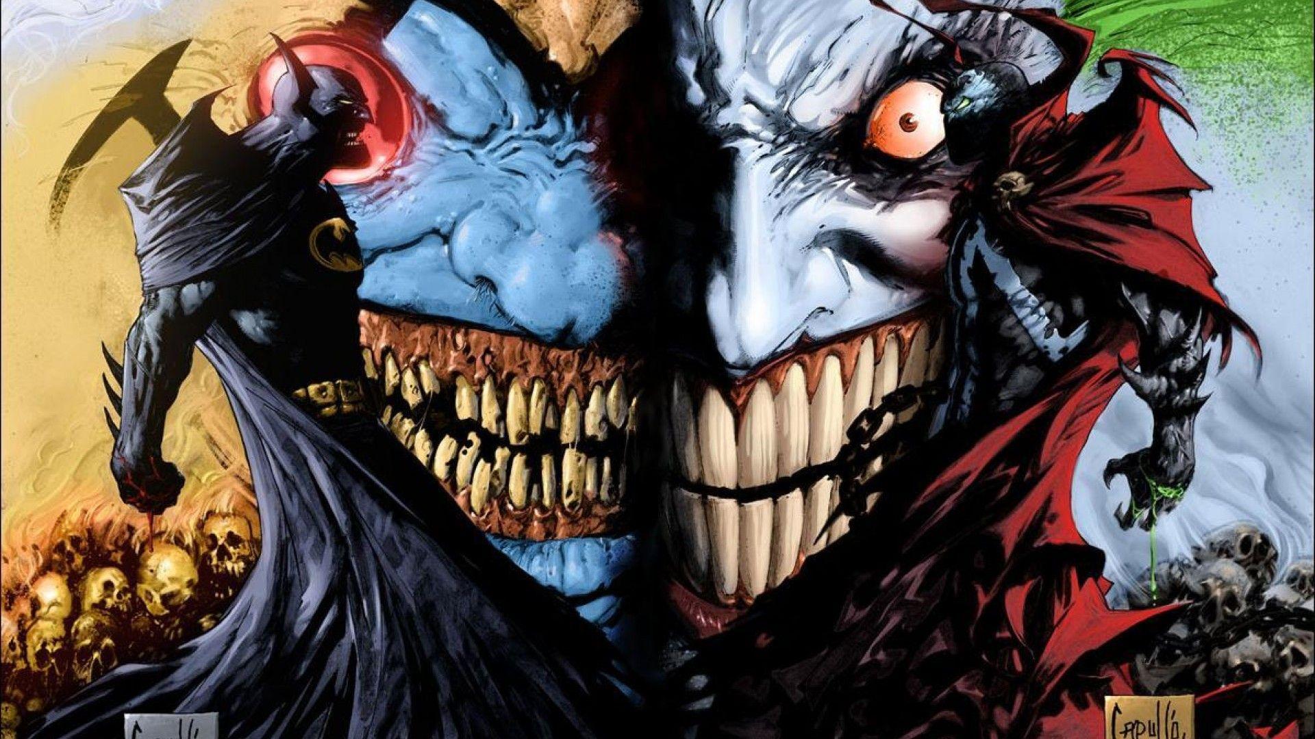 ScreenHeaven: Batman DC Comics Spawn The Joker Todd McFarlane