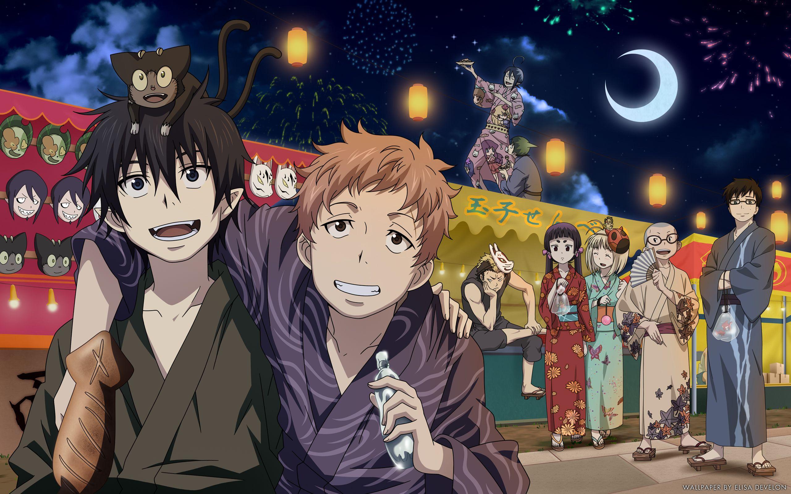 blue exorcist christmas