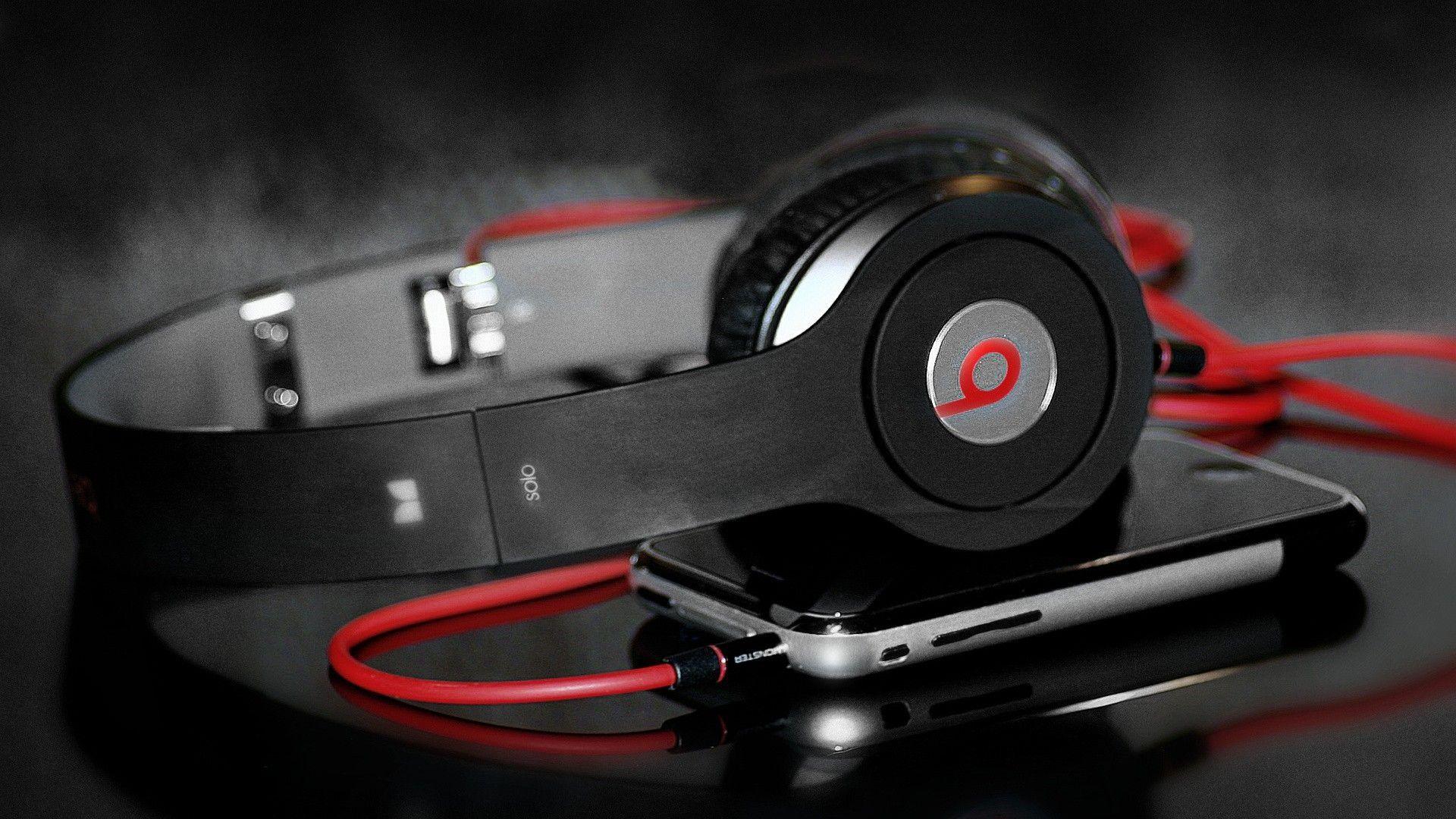 Download Wallpaper 1920x1080 monster beats, dr dre, headphones