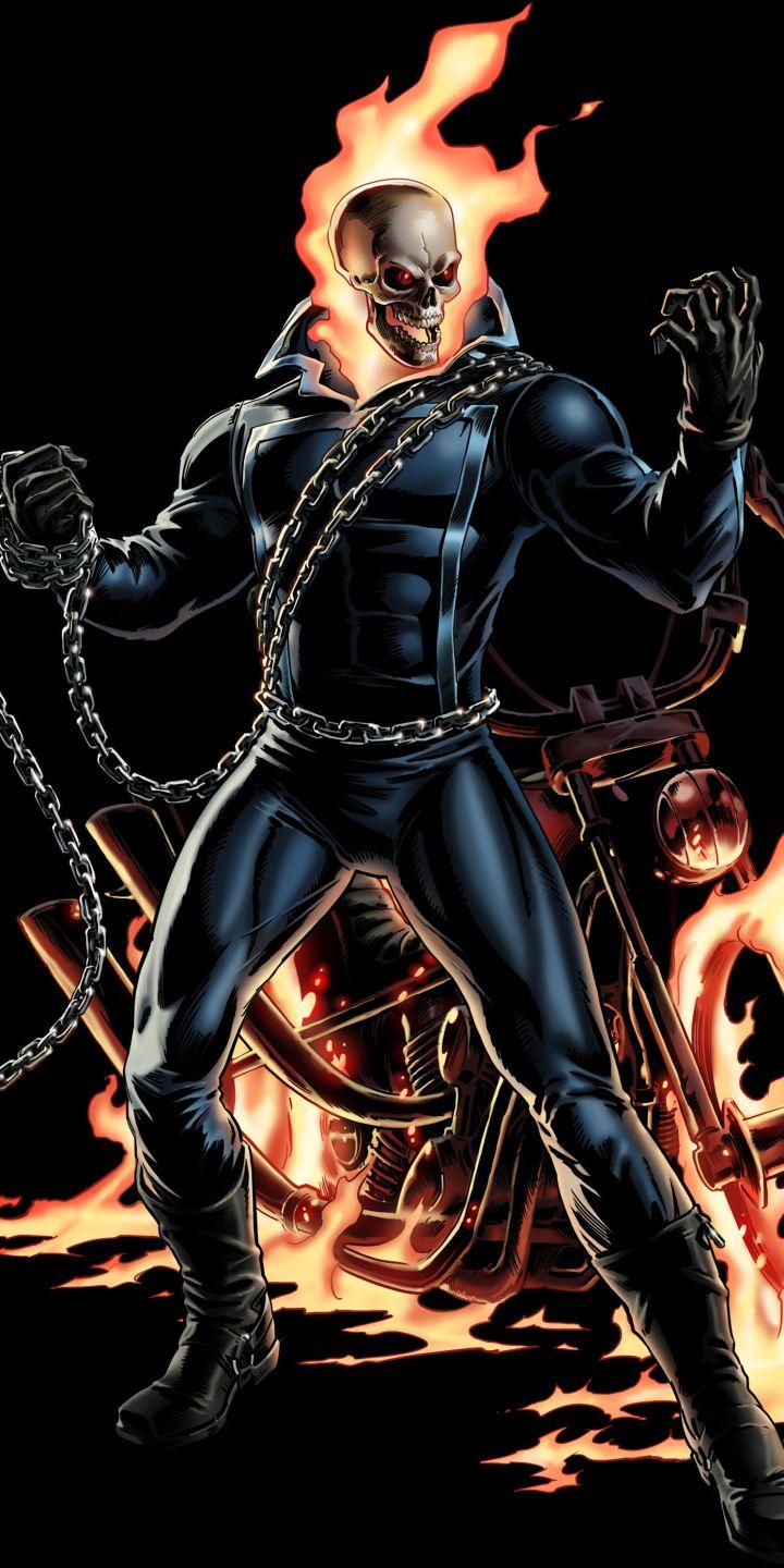Comics Ghost Rider (720x1440) Wallpaper