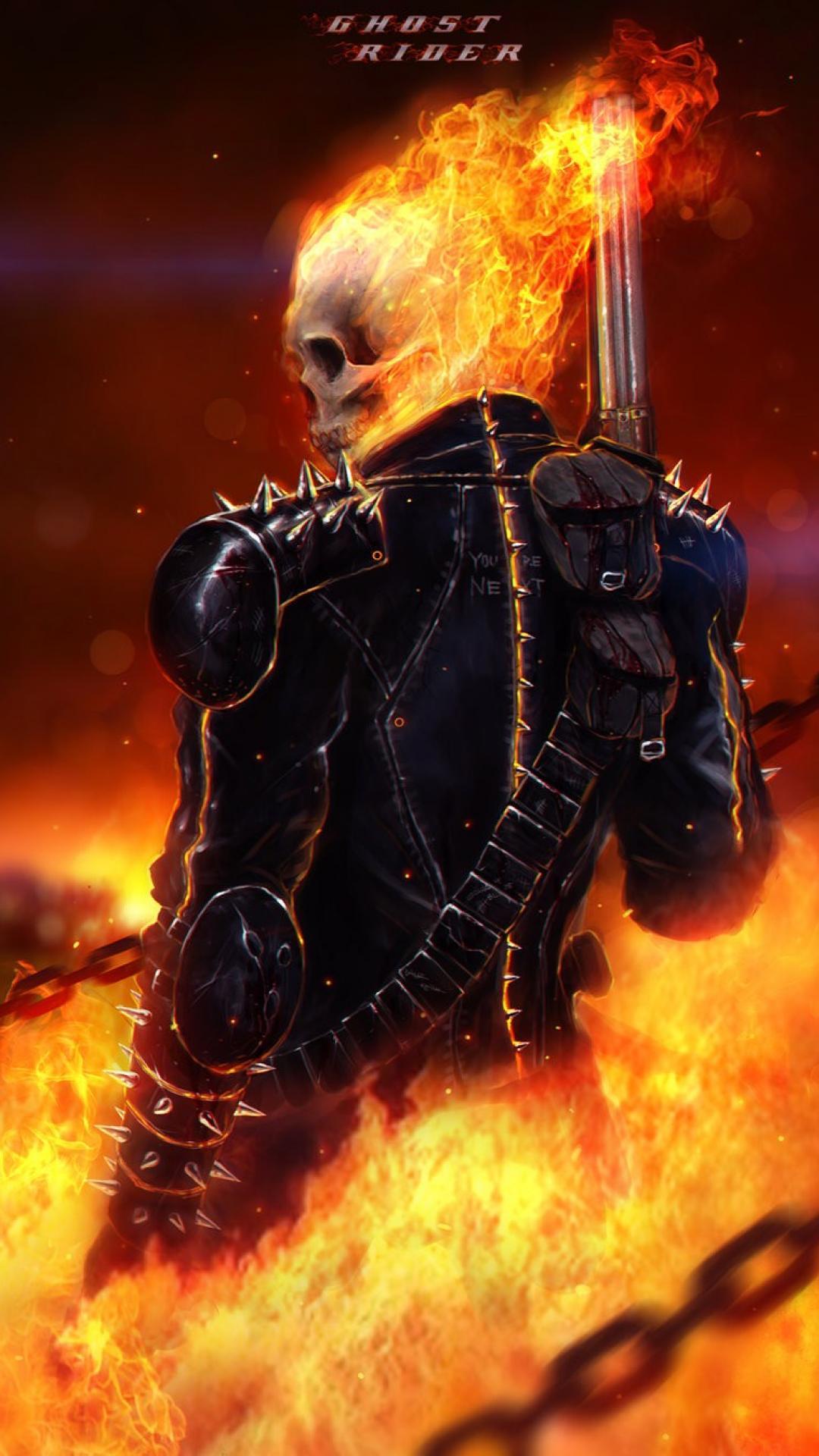 Ghost Rider Mobile Wallpaper 1080p Cinematics Wallpaper Ideas