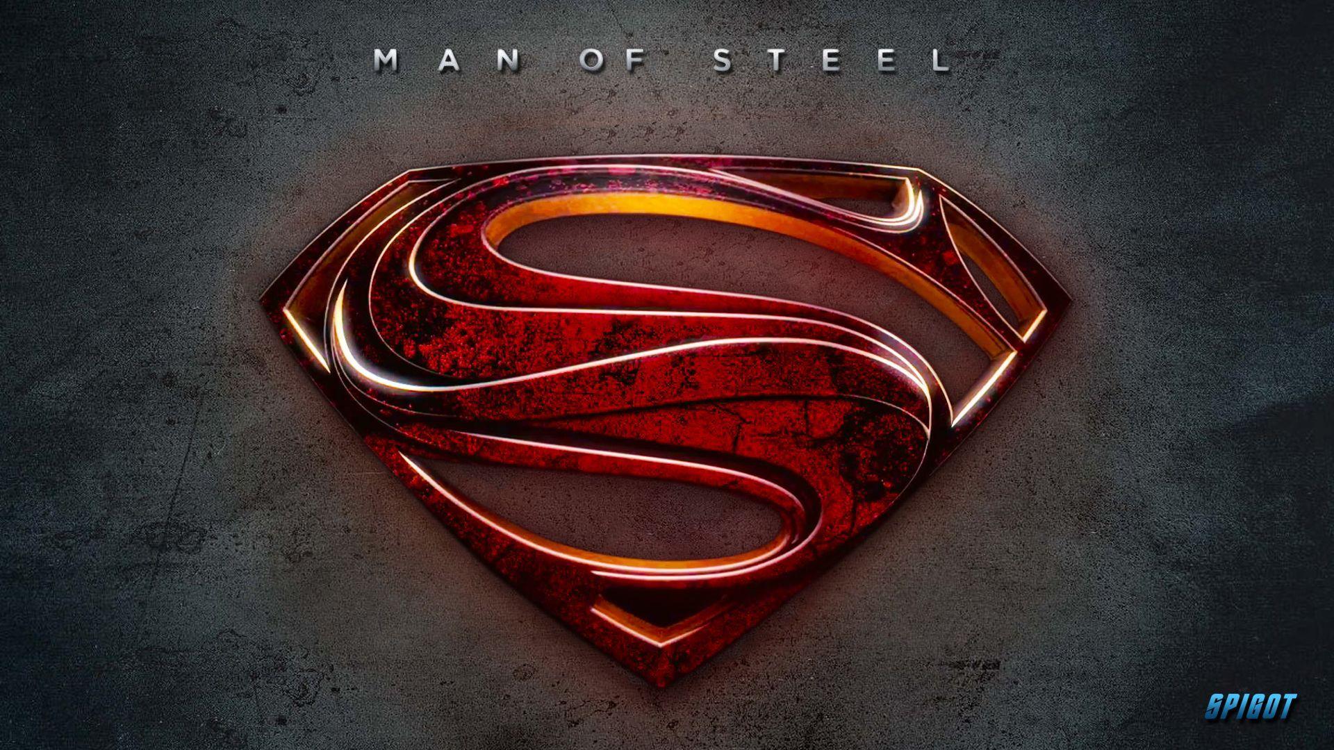 HD wallpapers Man Of Steel – Superman Red Logo Wallpapers