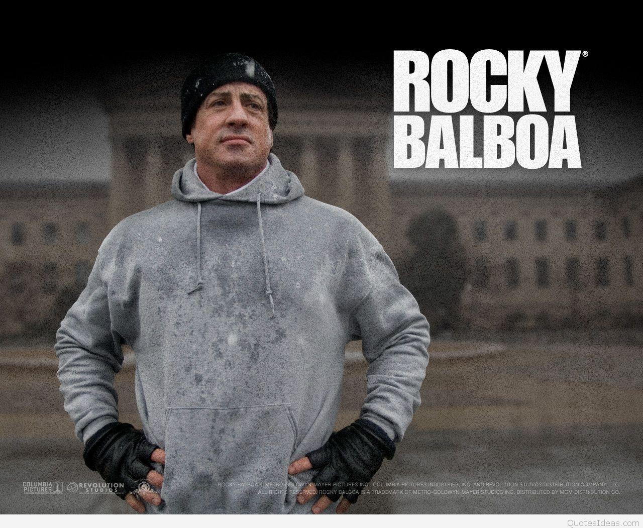SYlvester Stallone Rocky Balboa Quotes Wallpaper hd